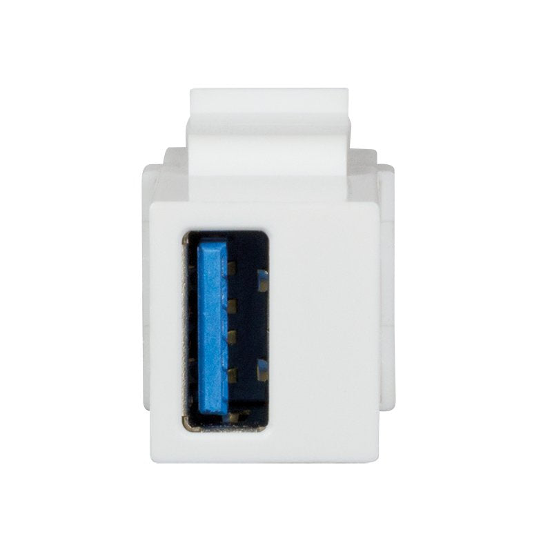 Keystone Empalme Usb 3.0-A F F, Blanco Logilink