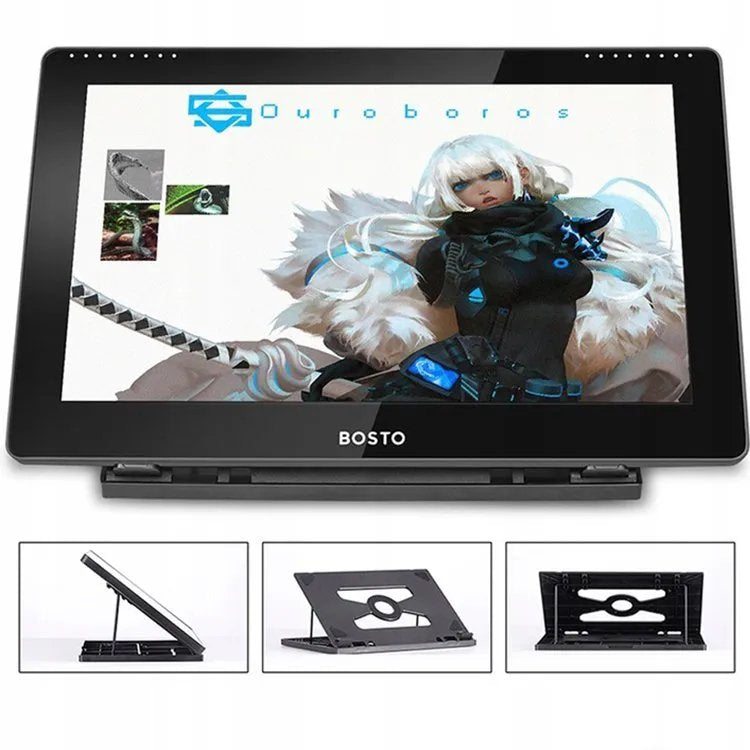 EAN 6972288300155 - BOSTO Graphic Tablet BT-16HDK tableta digitalizadora Negro 5080 líneas por pulgada 344 x 194 mm USB imagen 8
