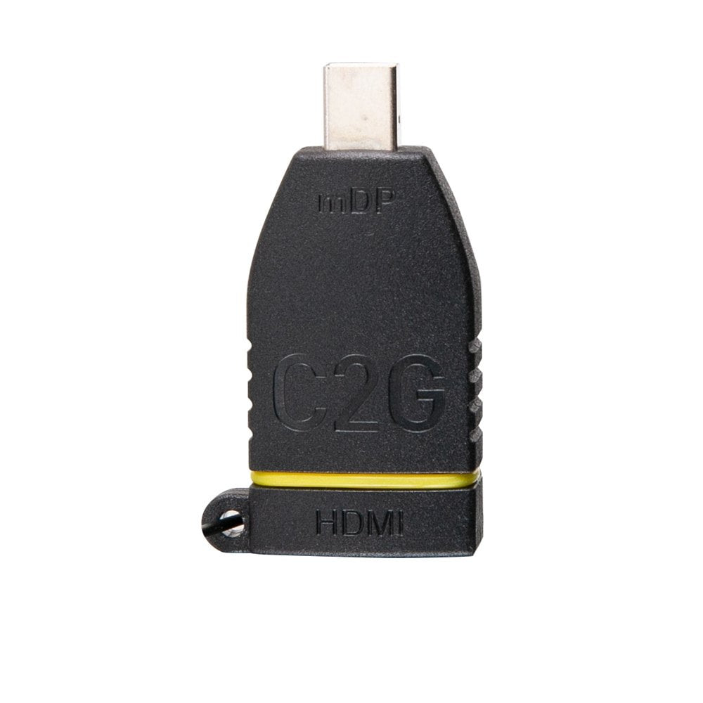 C2g 29878 Cambiador De Género Para Cable 3x Hdmi Mini Displayport, Displayport, Usb C Negro