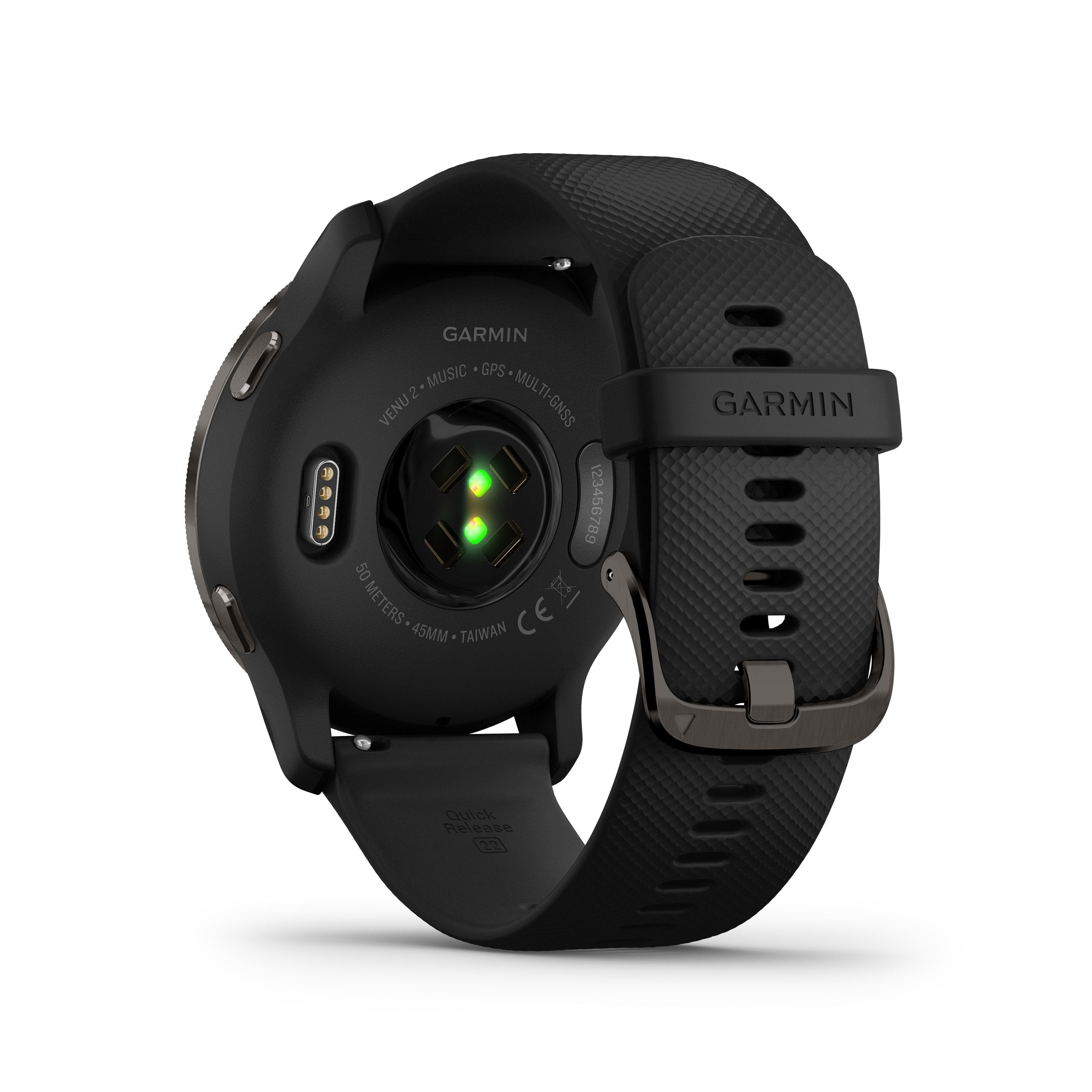 Garmin Venu 2 Negro/Pizarra Smartwatch Multideporte Wifi Gps Integrado Frecuencia Actividad Sueño 45 Mm