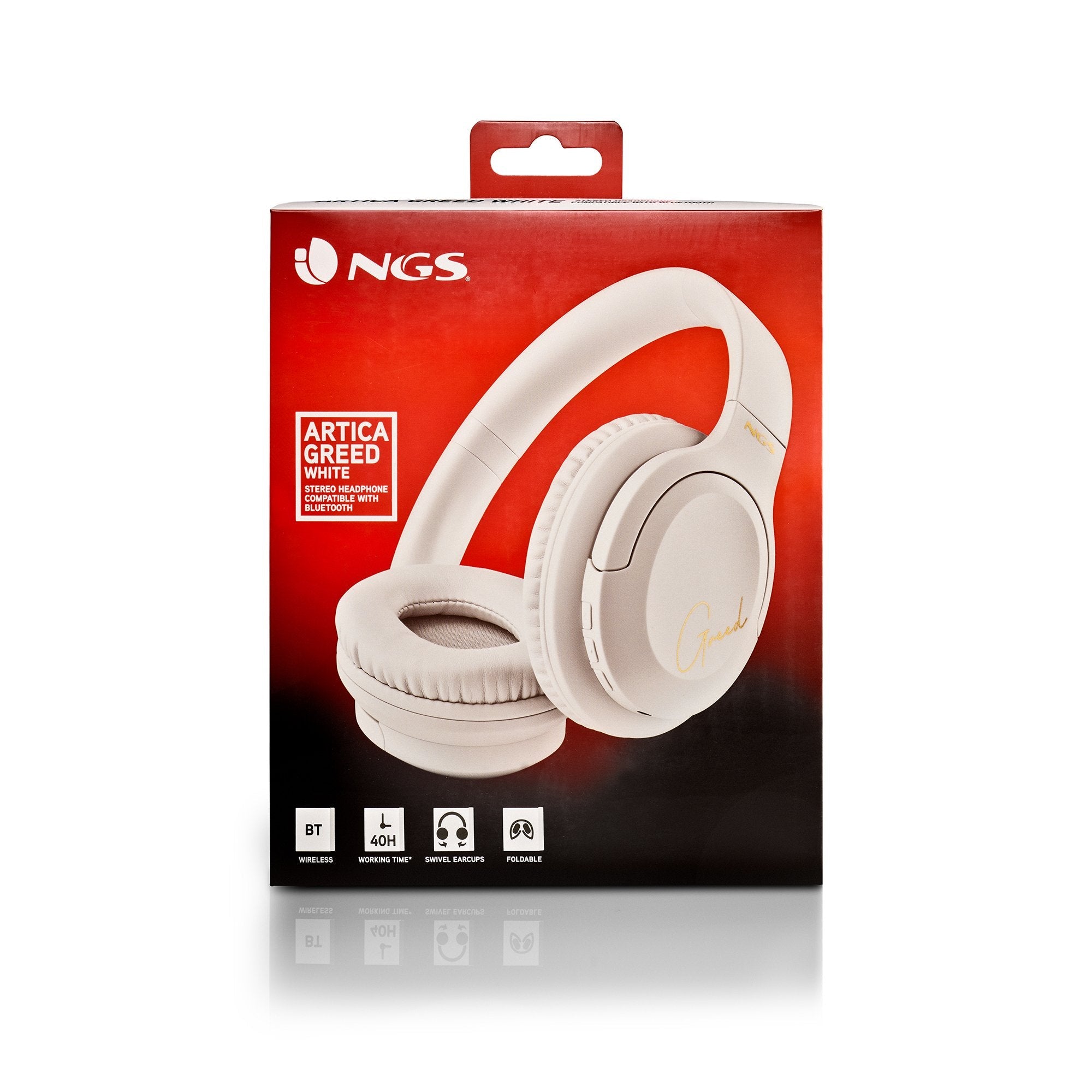EAN 8435430621495 - NGS ARTICA GREED Auriculares Inalámbrico y alámbrico Diadema Llamadas/Música USB Tipo C Bluetooth Blanco imagen 9