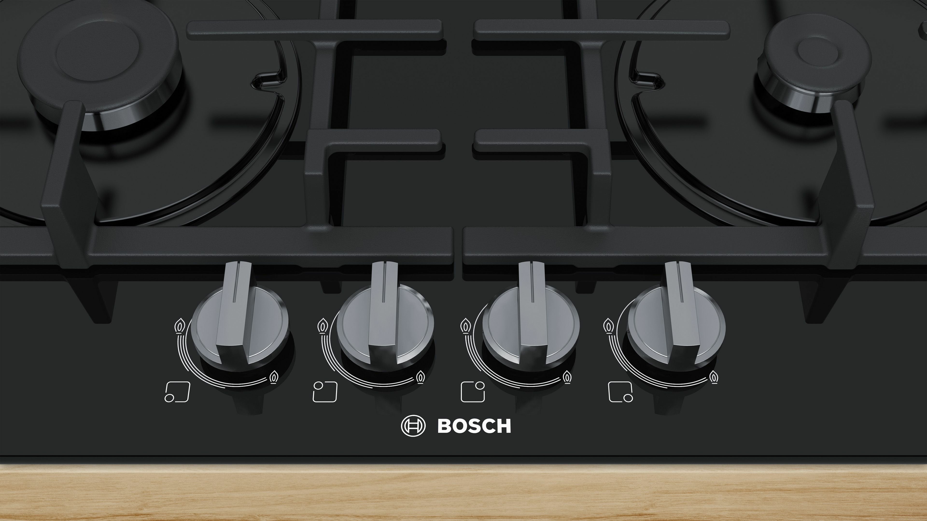 EAN 4242005134311 - Bosch Serie 4 PNP6B6B90 hobs Negro Integrado 60 cm Encimera de gas 4 zona(s) imagen 4