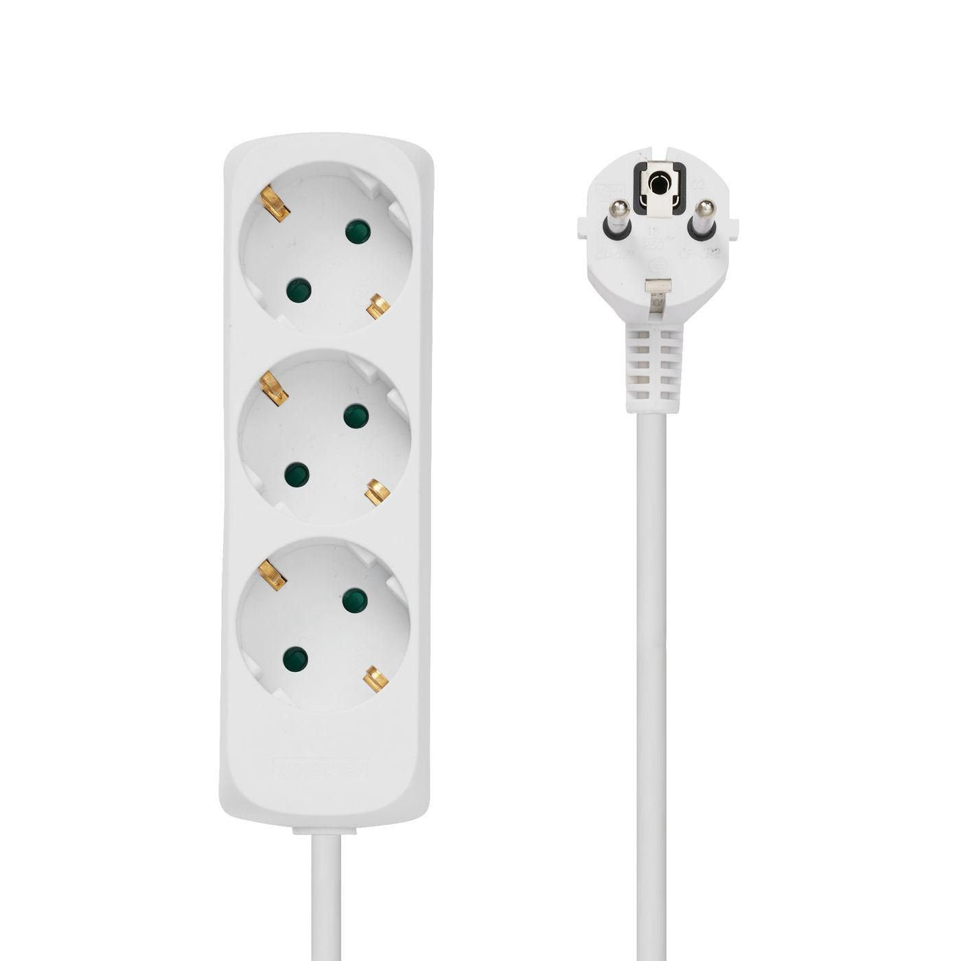 EAN 5715328283015 - Microconnect 3-way Schuko Socket 1.5M White base múltiple 1,5 m 3 salidas AC Interior Blanco imagen 2