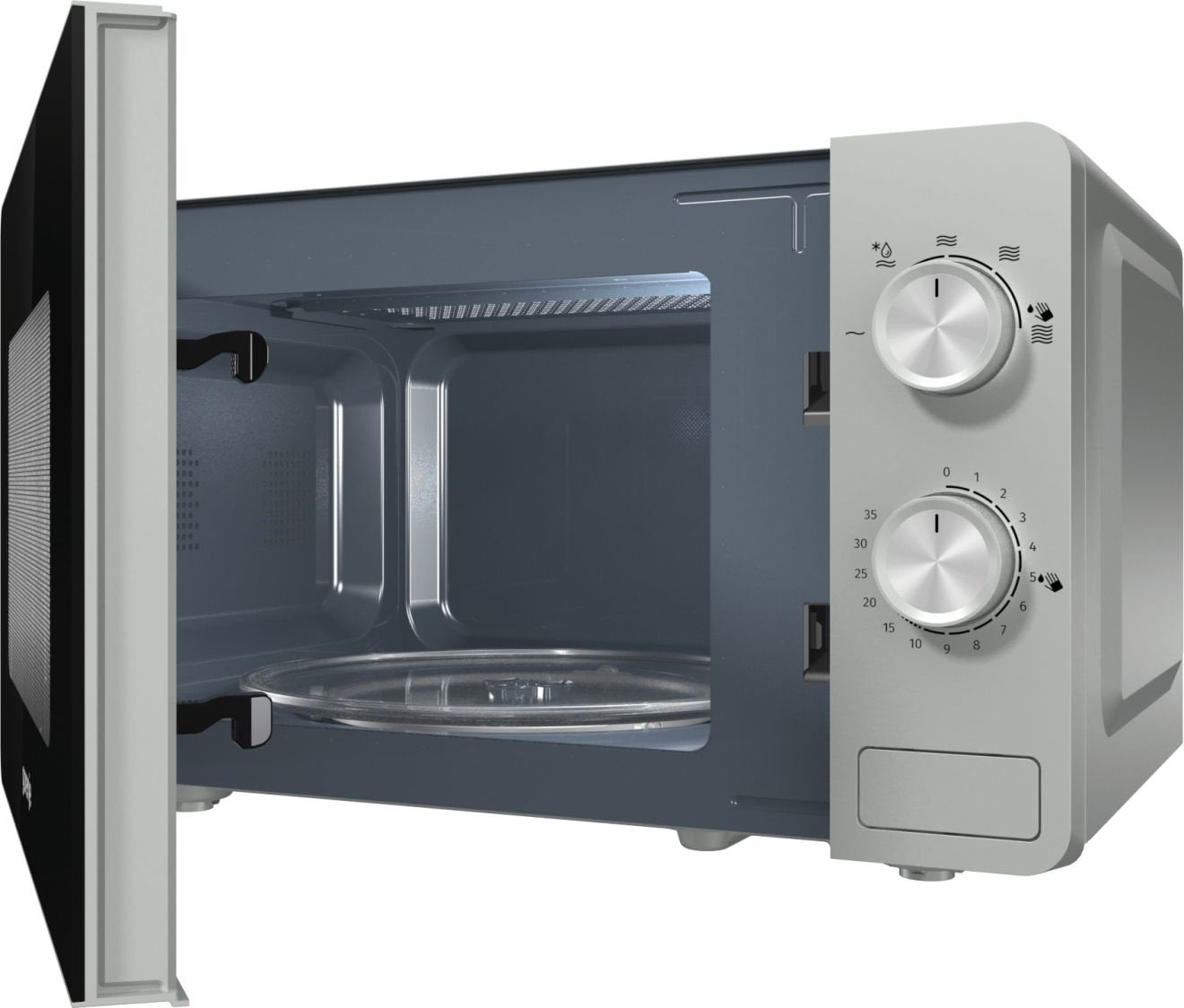EAN 3838782175367 - Gorenje MO17E1S microondas Negro, Acero inoxidable Solo microondas Sobre superficie 17 L 700 W imagen 3