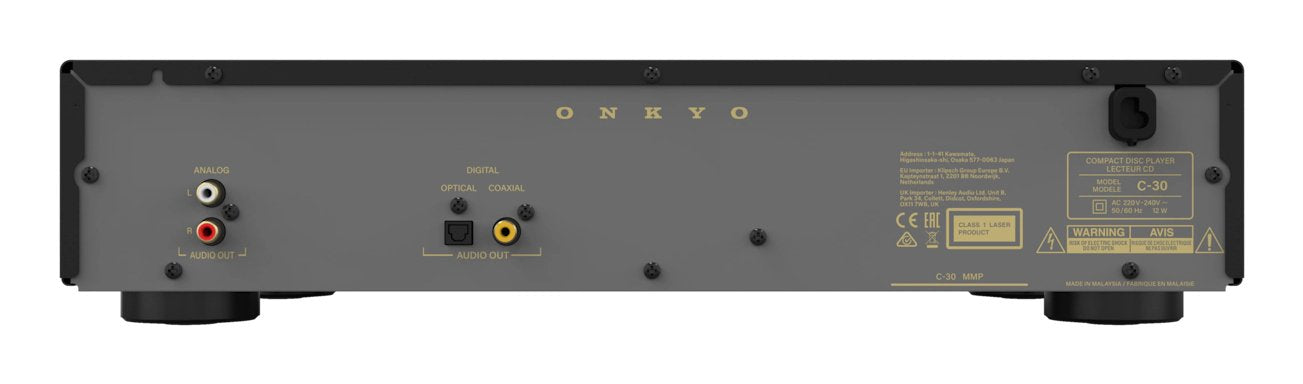 Reproductor Onkyo Icon C-30 Black De Cd