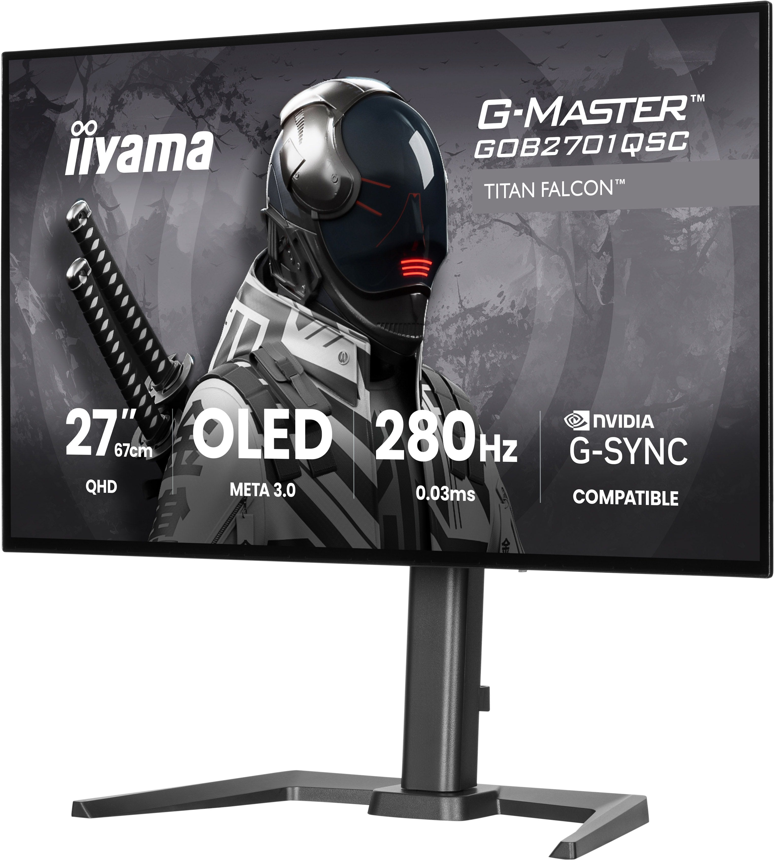 EAN 4948570127948 - iiyama G-MASTER GOB2701QSC-B1 pantalla para PC 68,6 cm (27") 2560 x 1440 Pixeles Negro imagen 5