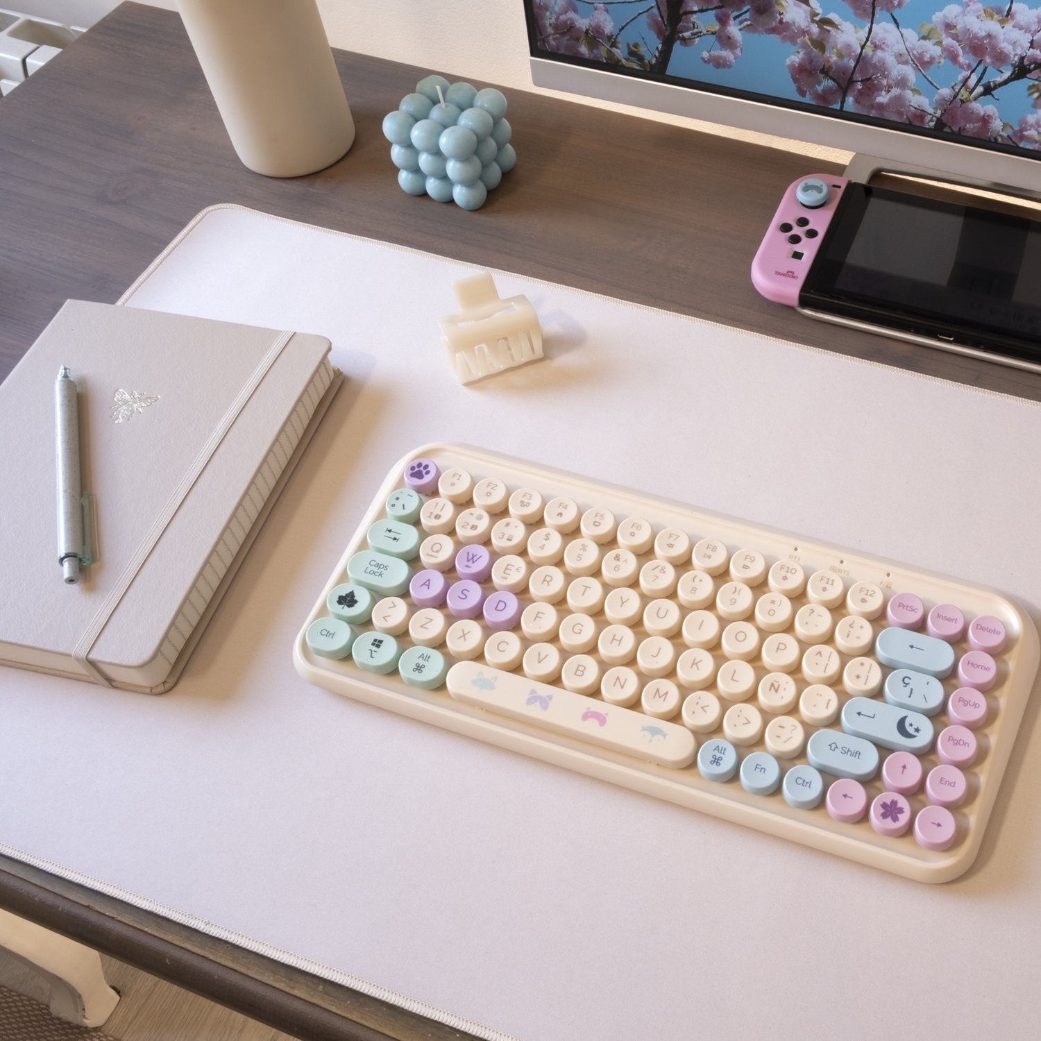 EAN 8436563094569 - TANOOKI TNK4002 alfombrilla para ratón Alfombrilla de ratón para juegos Crema de color, Verde, Pino imagen 8