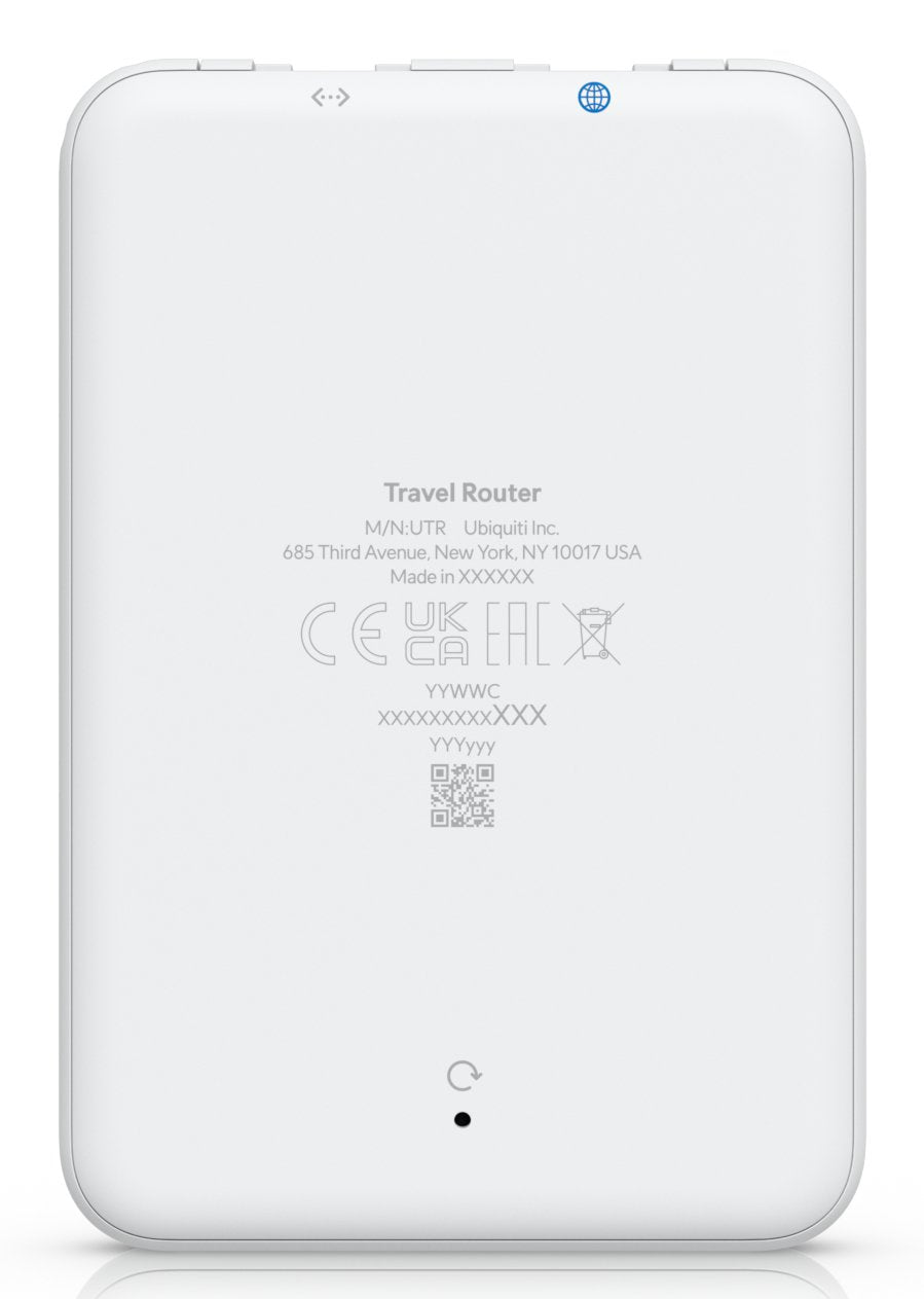 Ubiquiti Utr Router De Viaje Ultradelgado Wifi 5 Con Dos Antenas Wifi Integradas Que Extiende InstantÁ Neamente Su Unifi Network Dondequiera Que EstÉ , Brindando Conectividad Segura Y Familiar A Ubicaciones Remotas