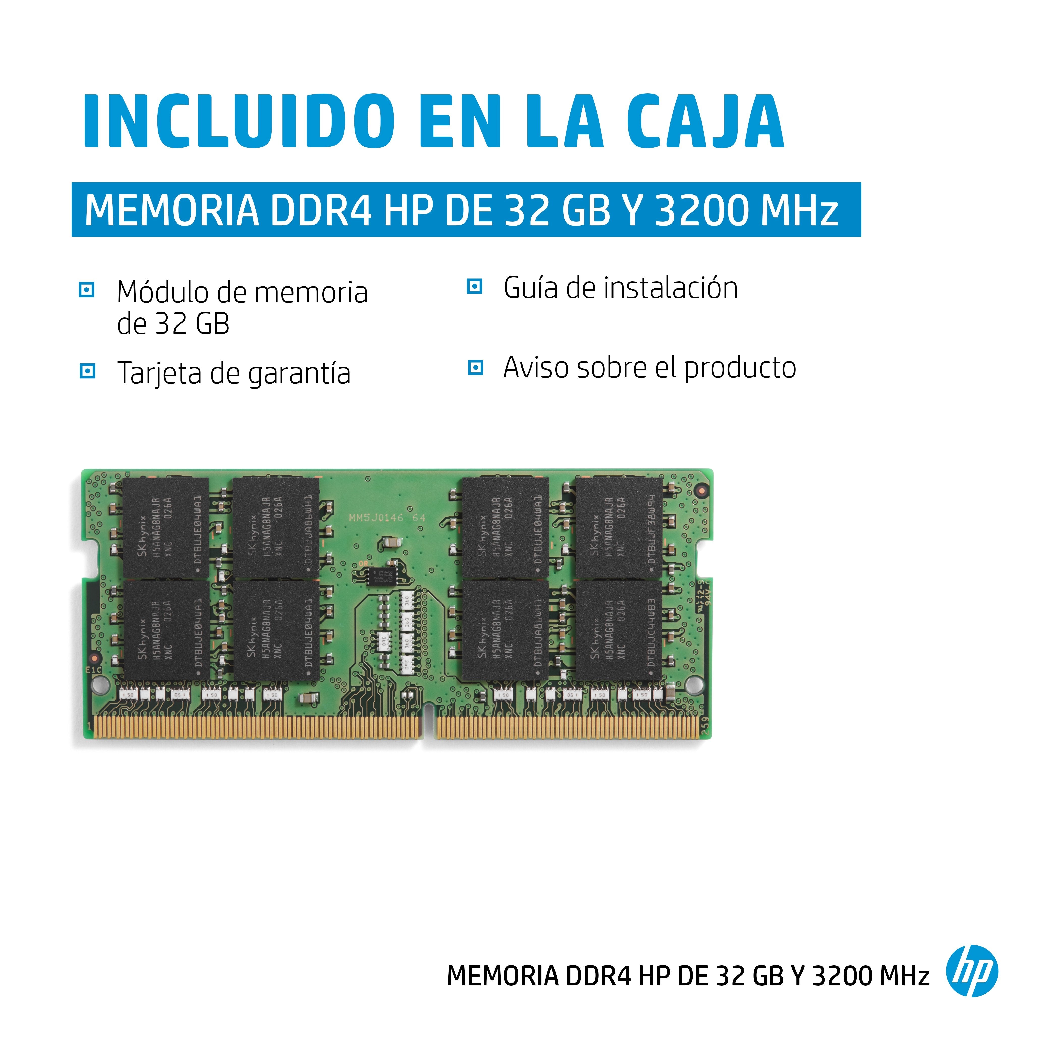 EAN 0196188246894 - HP 4S967AA#AC3 módulo de memoria 32 GB DDR4 imagen 2