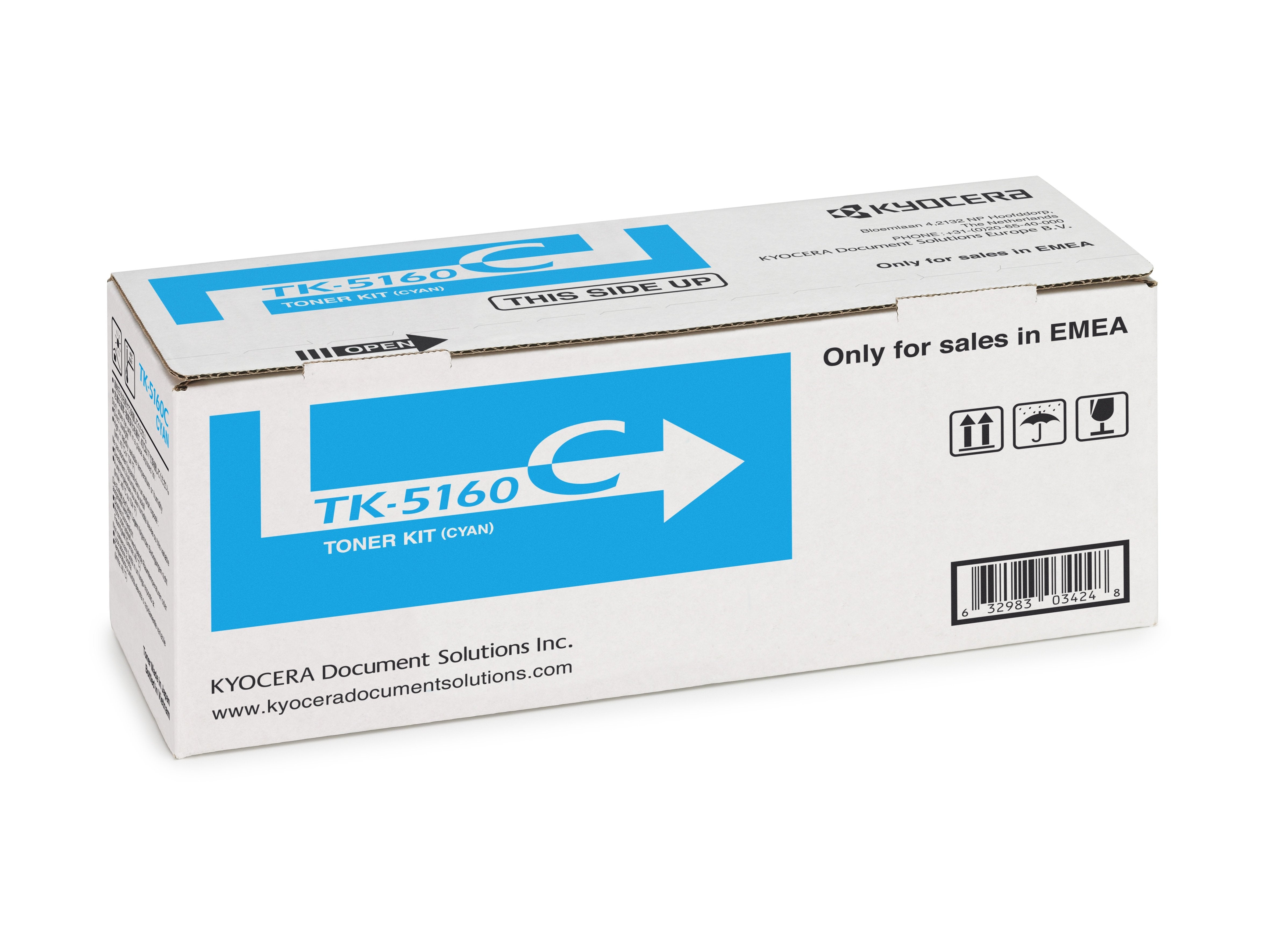 Toner Original Kyocera Tk 5160c,Cian,Para Ecosys P7040cdn, P7040cdn/Kl3