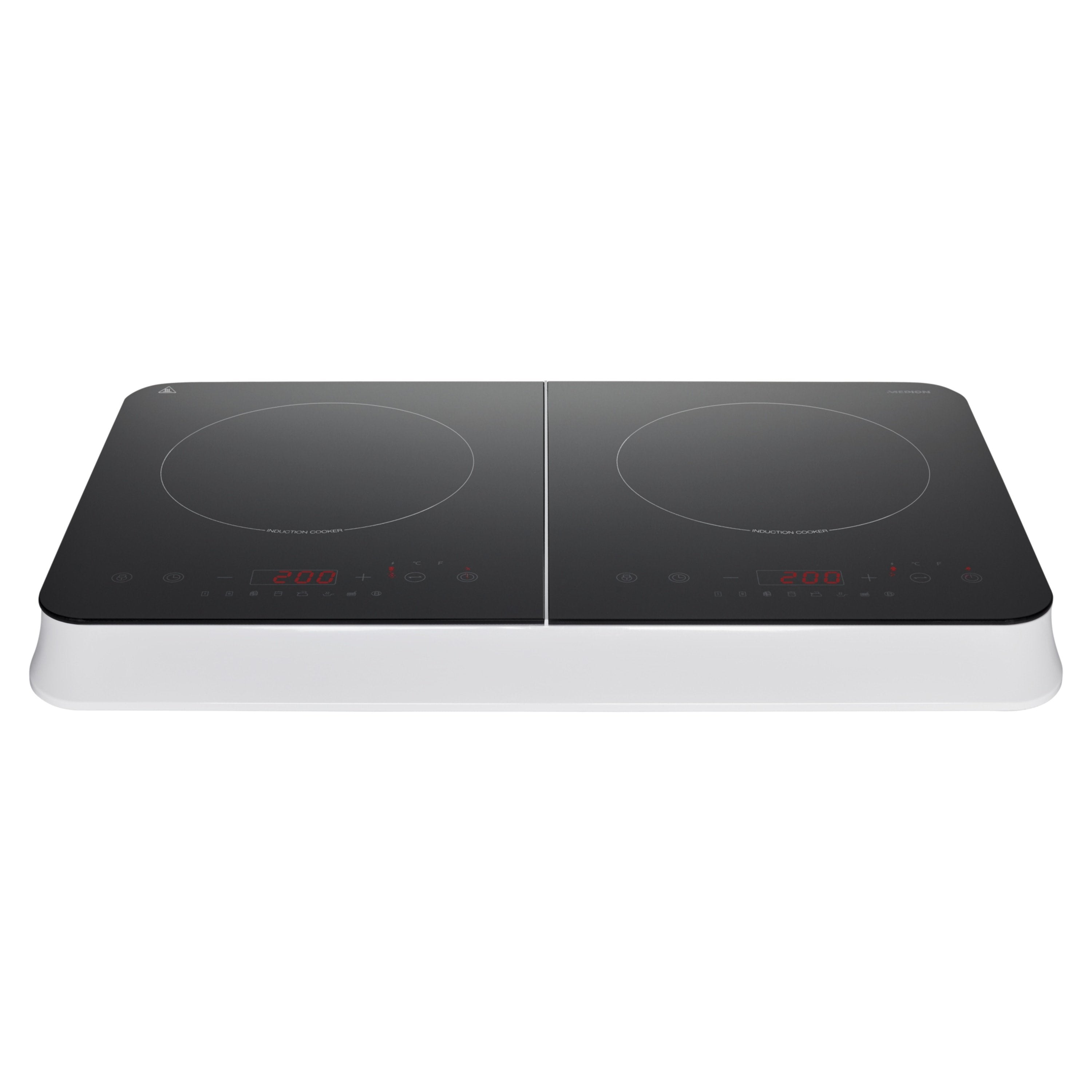 Medion Life Doppel-Induktionskochplatte Md18493 (Negro, 3.500 Watt, 2x Ø 20cm) 50079022