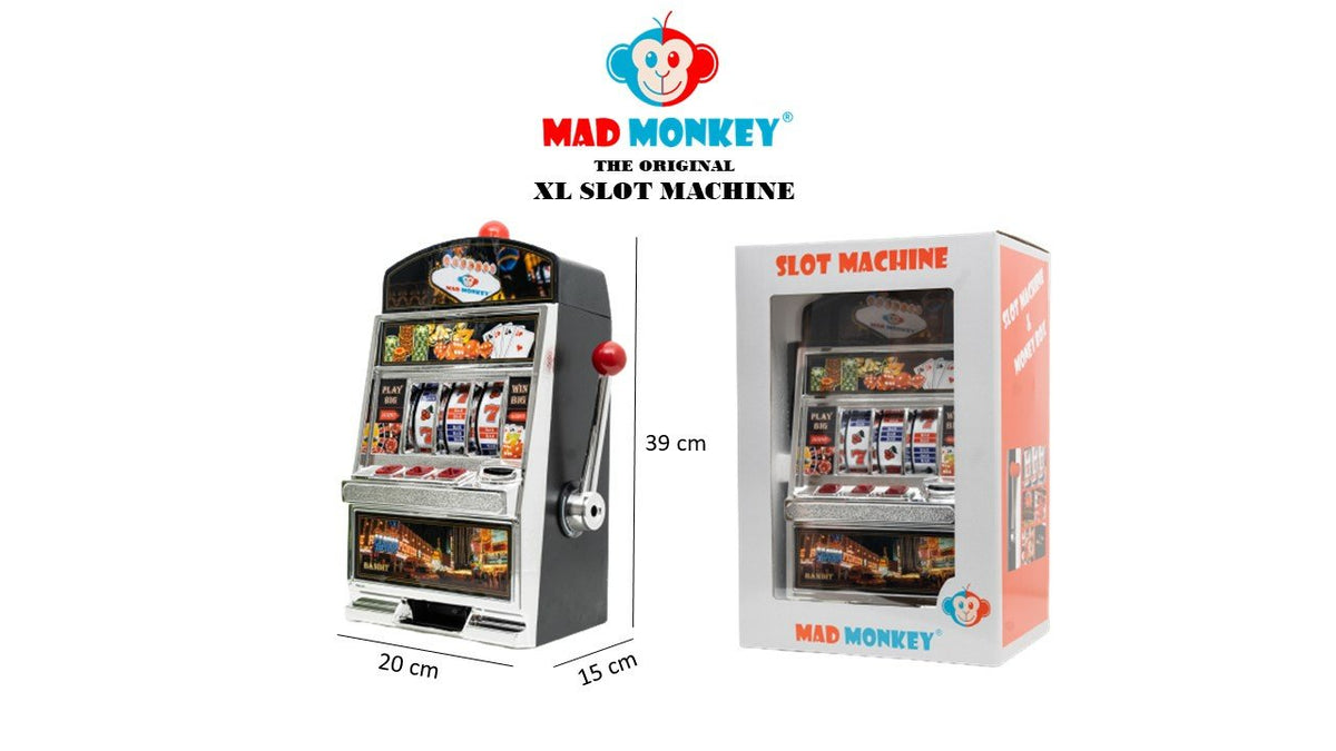 Mad Monkey - Slot Machine Xl - Spielautomat Con Spardose