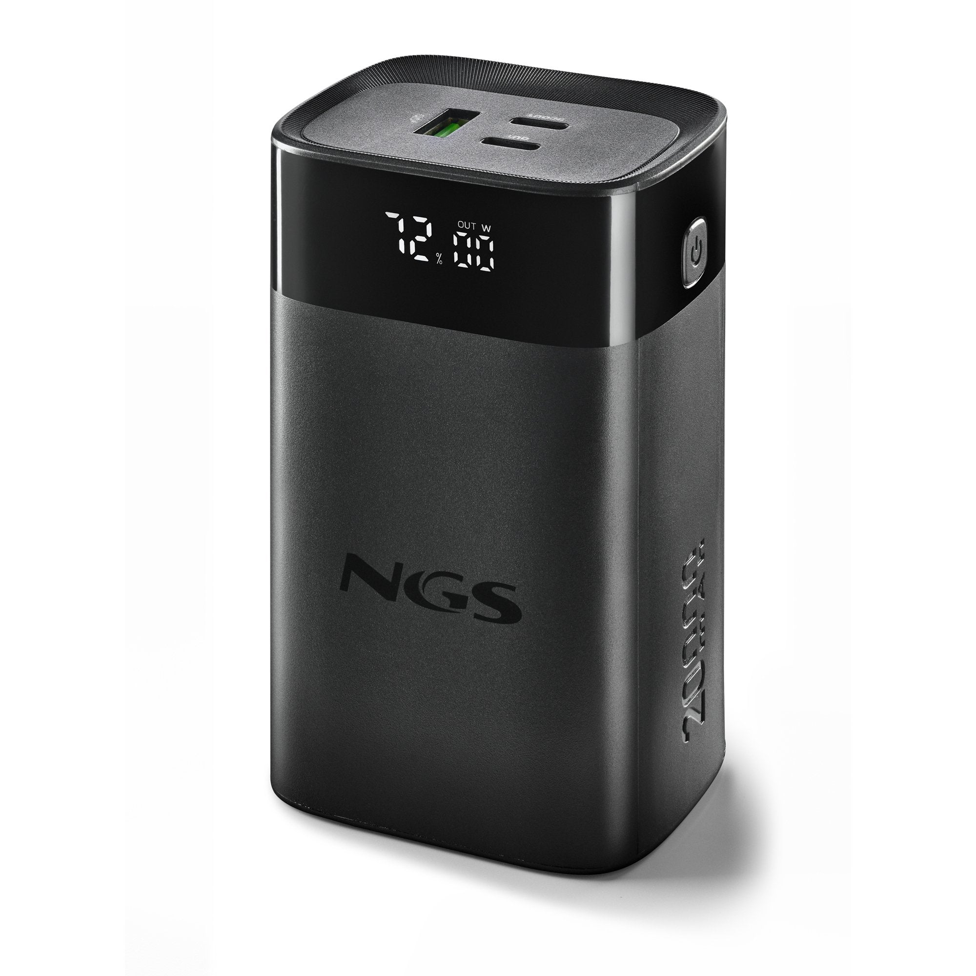 Powerbank 20000mah Ngs Twix20 65w Compatible Con Portátiles Negra