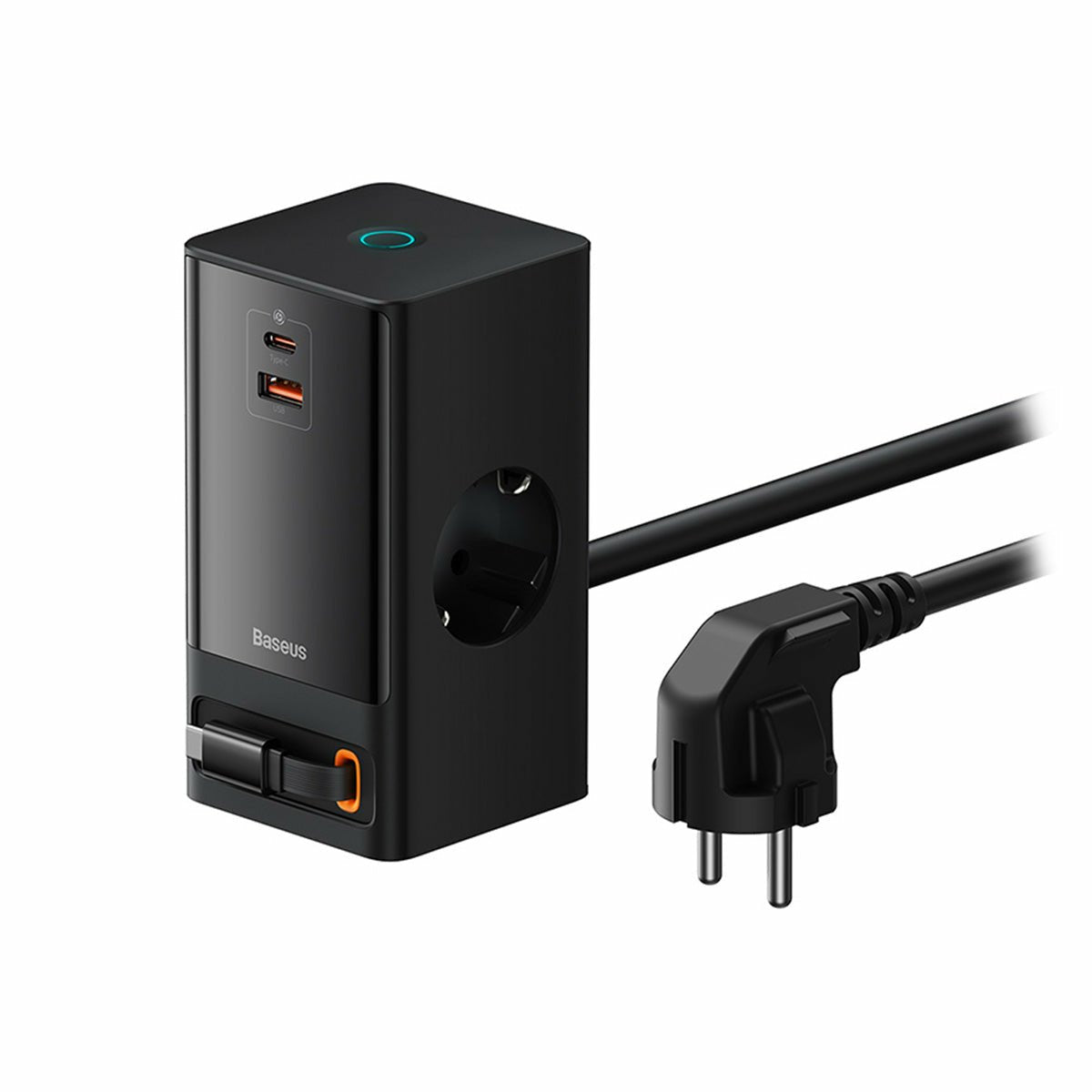 Ladowarka Sieciowa / Listwa Zasilajaca Baseus Powercombo65w (Czarna)