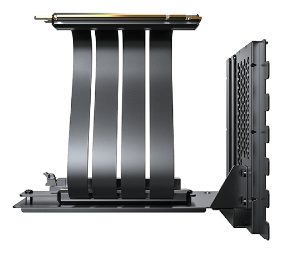 Montech Kit De Montaje Vertical De Gpu, Cable Vertical Pcie 4.0 Negro, 20 Cm Vertical Gpu Mounting Kit (B)