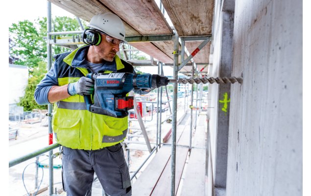 EAN 3165140915427 - Bosch GBH 18V-45 C Professional 305 RPM SDS Max 8 kg Negro, Azul, Rojo imagen 6