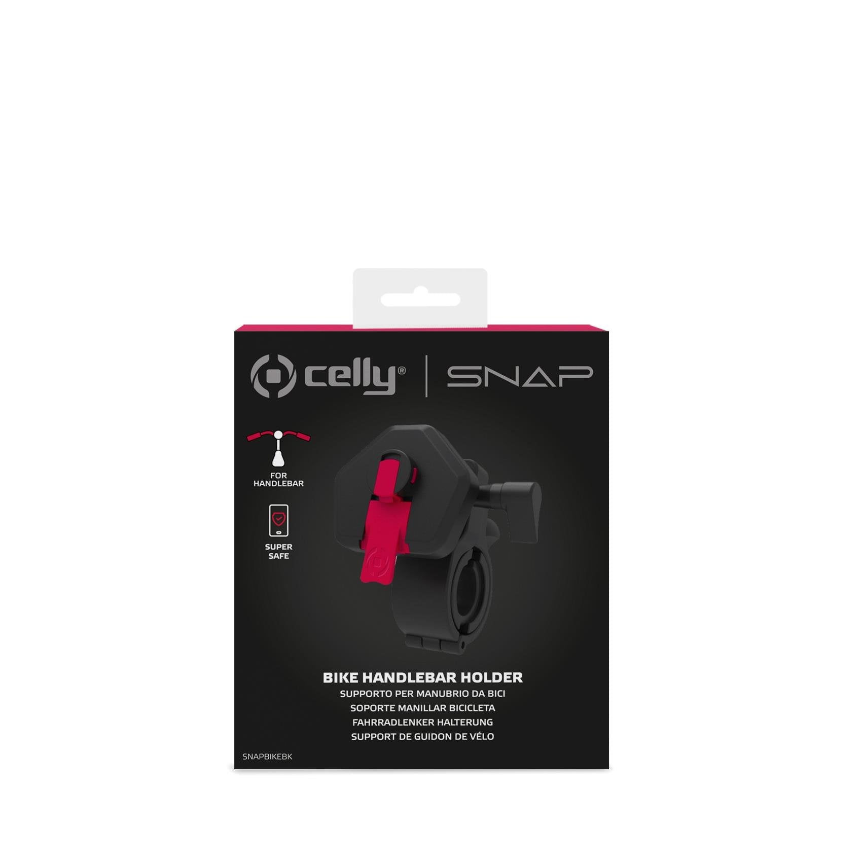 EAN 8021735195375 - Celly SNAPBIKE Soporte pasivo Teléfono móvil/smartphone Negro imagen 5