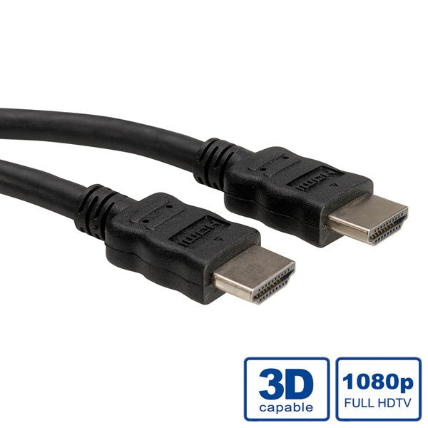 Roline Hdmi High Speed Cable Mit Ethernet, Lsoh, Schwarz, 5 M