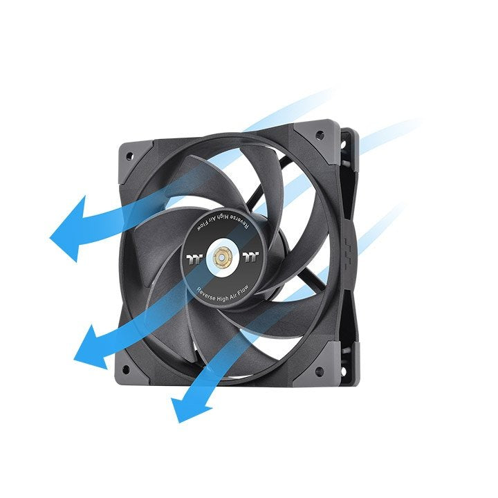 EAN 4713227536370 - Thermaltake SWAFAN GT12 Carcasa del ordenador Refrigerador de aire 12 cm Negro 3 pieza(s) imagen 6