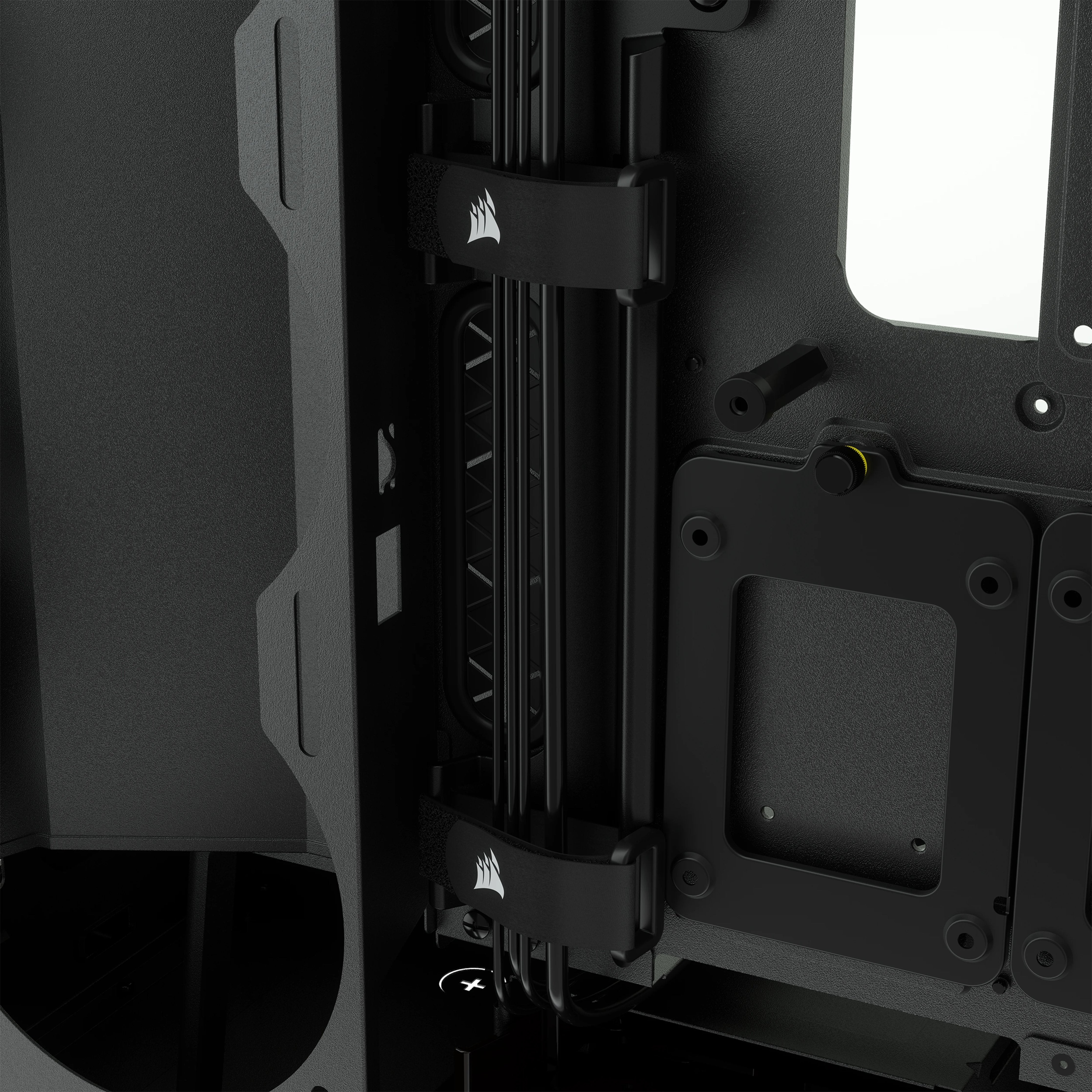 Caja Pc Corsair Icue 5000x Cristal Templado Negra