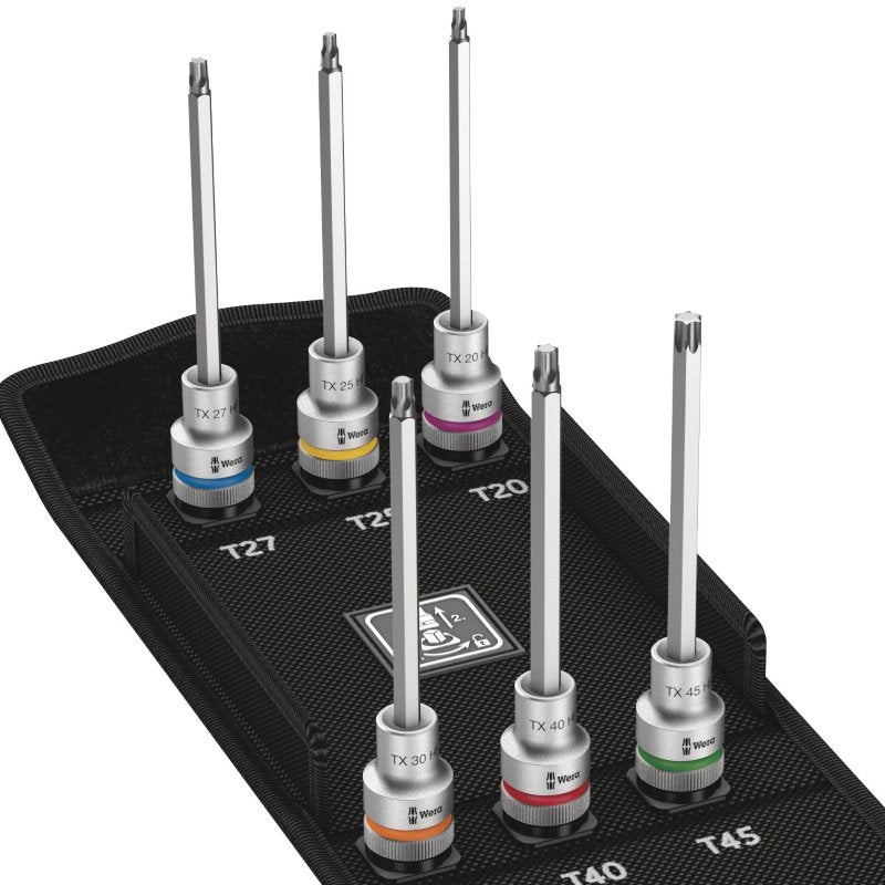 Wera 8767 C Juego De Vasos Torx Hf 2 Puntas Zyklop Torx W. Func.