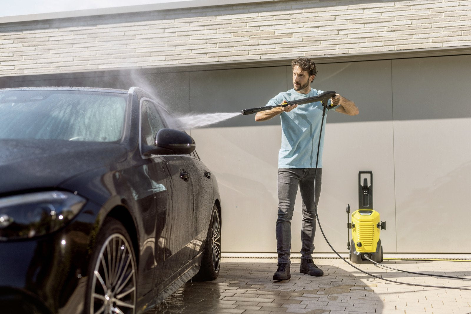 EAN 4054278907178 - Karcher AG K 5 WCM Limpiadora de alta presión o Hidrolimpiadora Vertical Eléctrico 500 l/h Negro, Amarill imagen 8