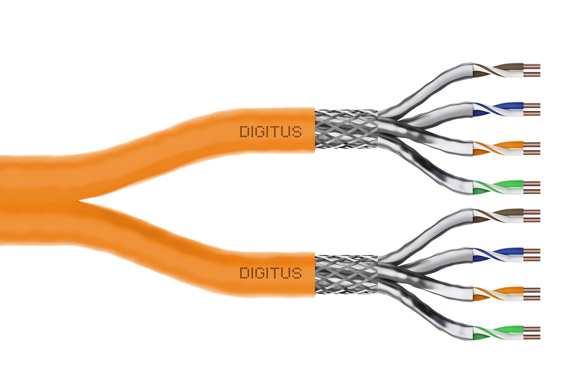 EAN 4016032441748 - Digitus DK-1744-VH-D-1 cable de red Naranja Cat7 S/FTP (S-STP) imagen 1