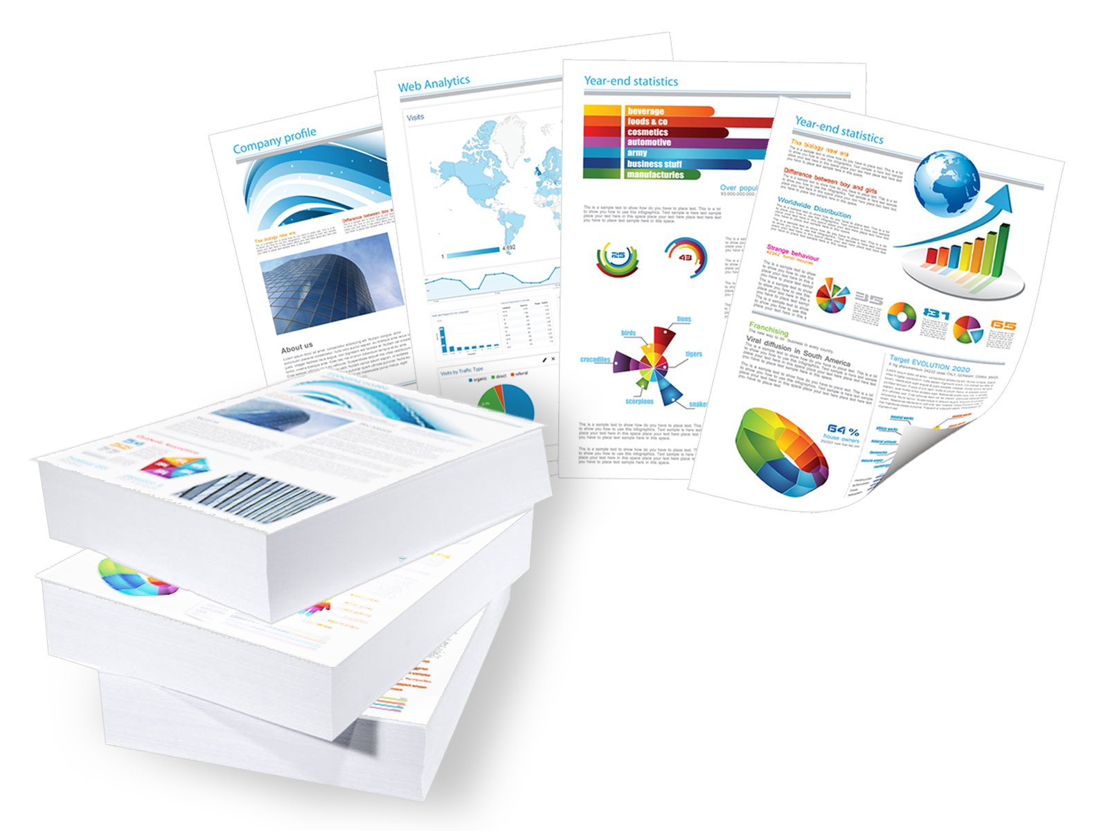 Papel Ultra White A3 120gr Paq 2