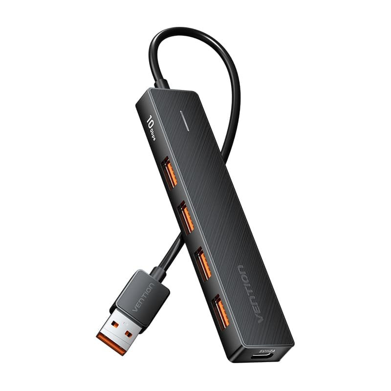 EAN 6922794783140 - Vention CHOBB hub de interfaz USB 3.2 Gen 2 (3.1 Gen 2) Type-A 10000 Mbit/s Negro imagen 1