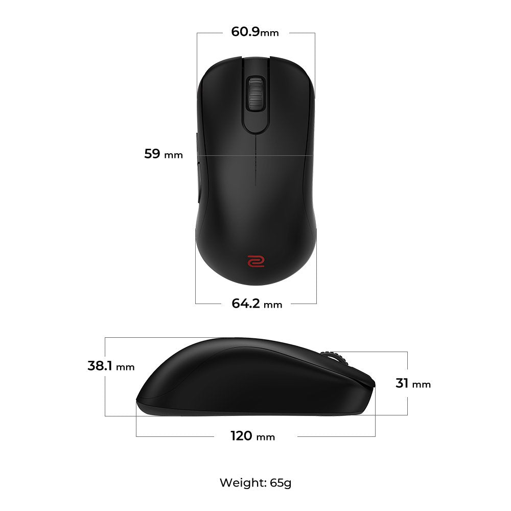 Raton Inalambrico Gaming Zowie S2-Dw 4k Para Esport (9h.N4nbe.A2e)