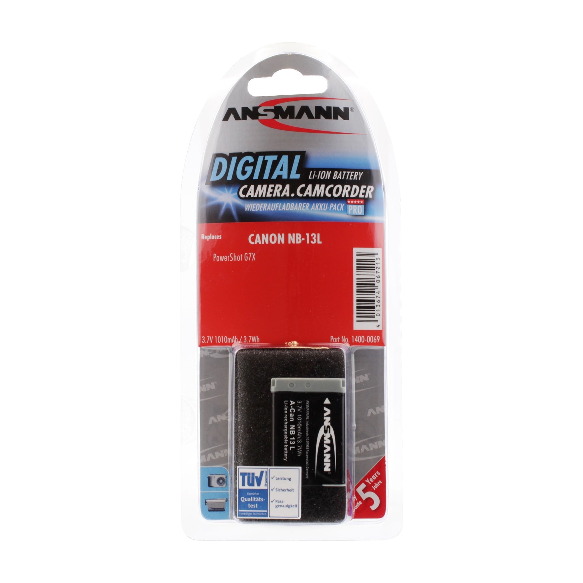 Ansmann A-Can Nb-13l Canon Powershot G7x