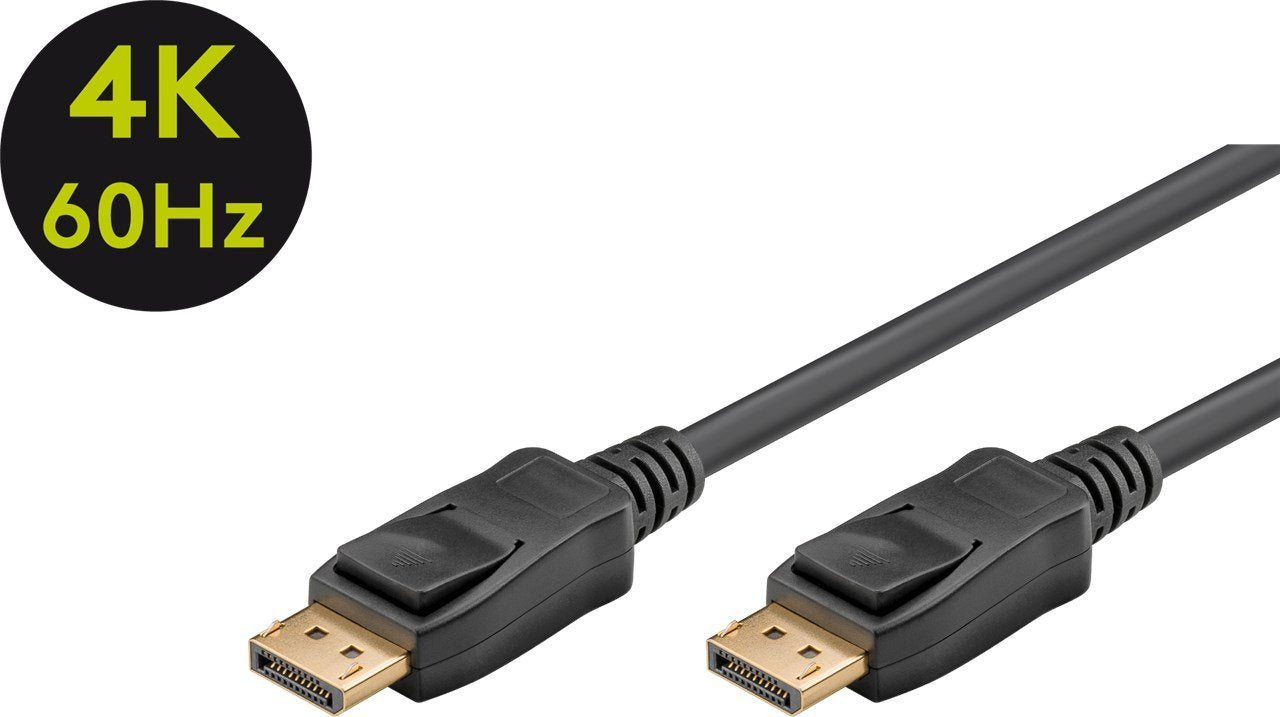 EAN 4040849499586 - Goobay 49958 cable DisplayPort 1 m Negro imagen 2
