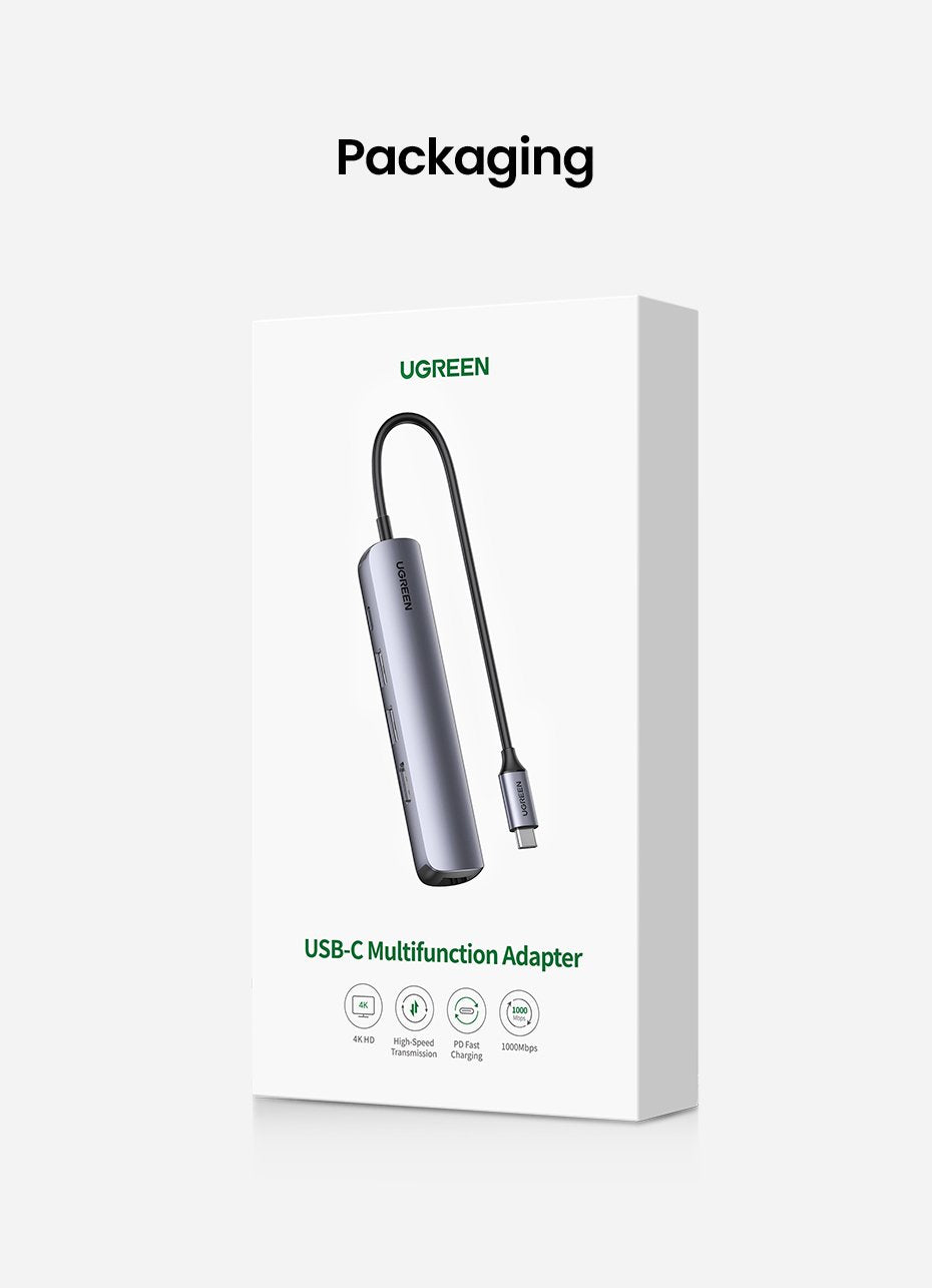 Hub Ugreen 6-In-1 Usb-C