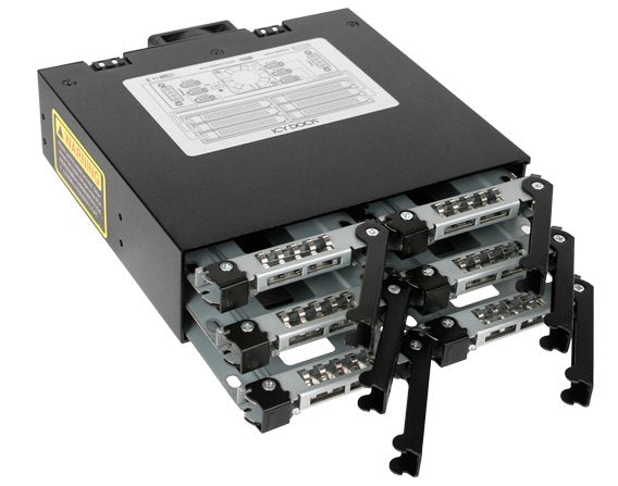 Icy Dock Mb996sp-6sb Panel Bahía Disco Duro Negro