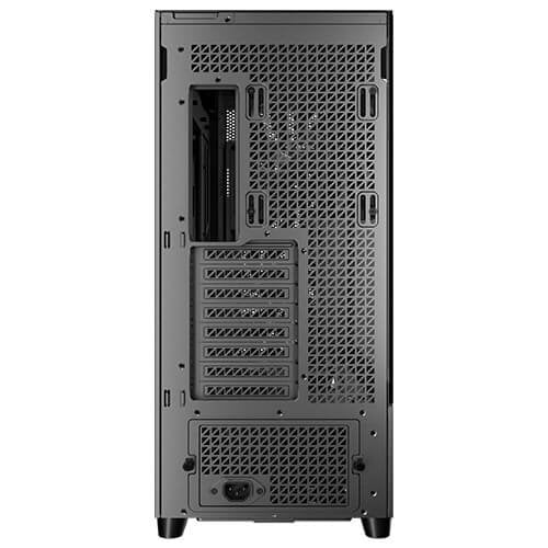 Caja Pc Antec Flux Pro_euv Wood Atx 2xusb3.0 Sin Fuente Negro