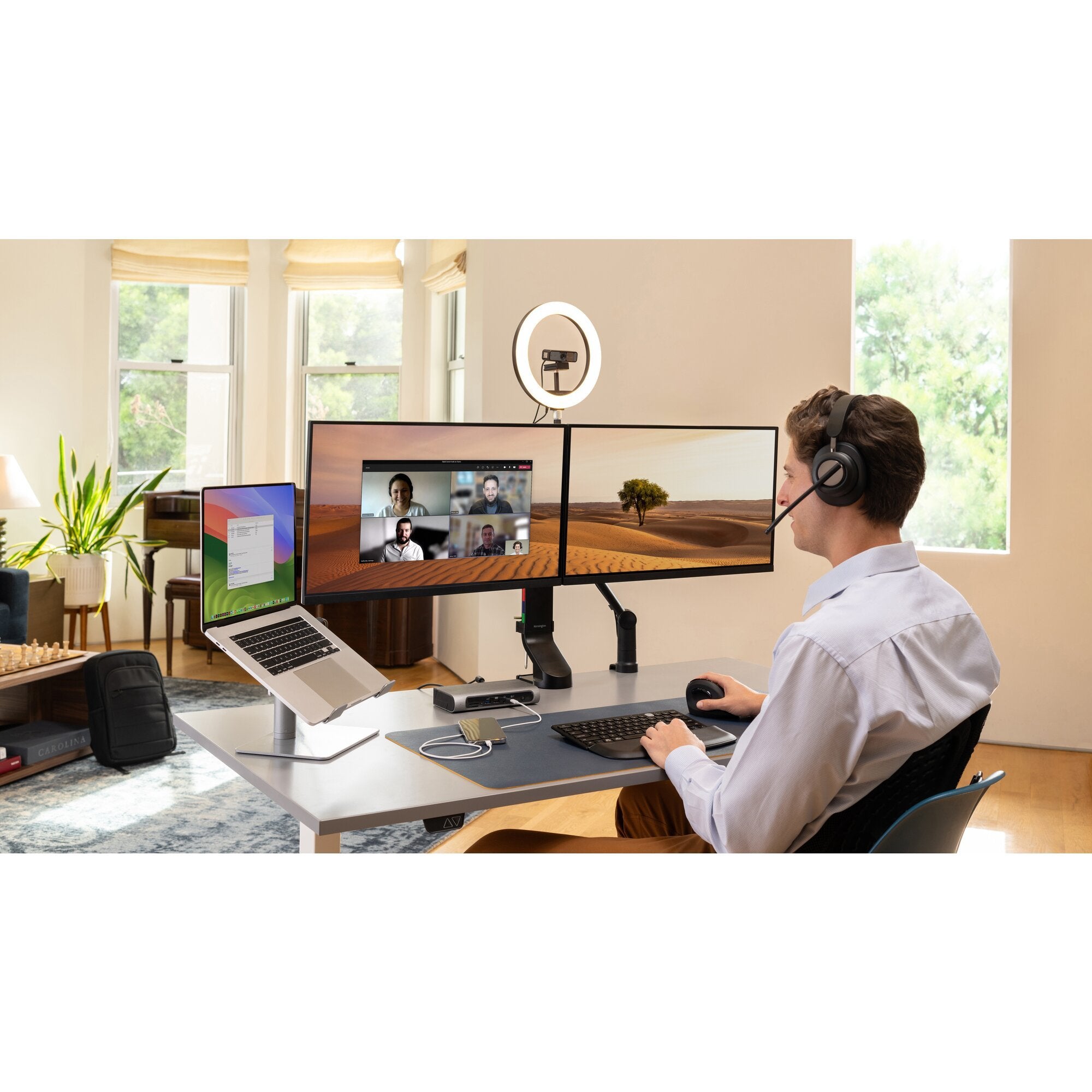 EAN 0085896555131 - Kensington K55513WW soporte para monitor Negro imagen 14