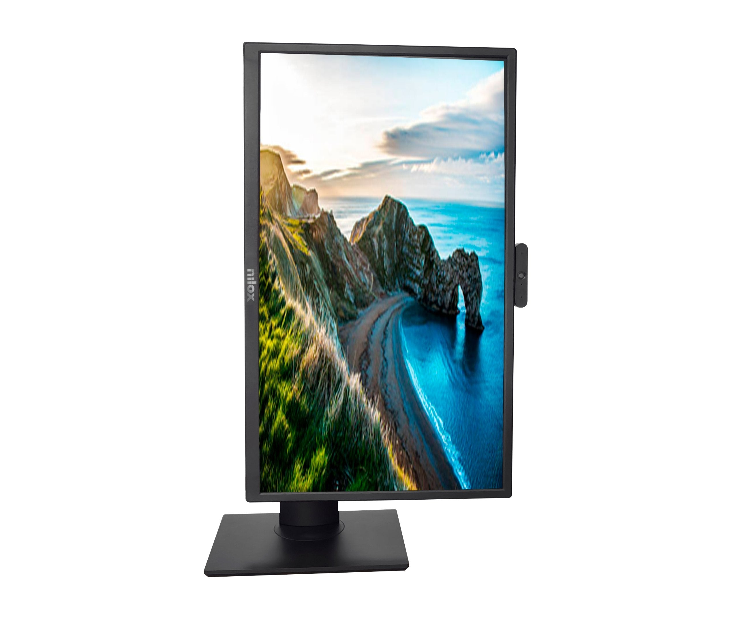 Monitor Nilox Nxm24rwc01 23,8" Fhd Vga Hdmi Regulable Pivot Vesa Webcam Negro
