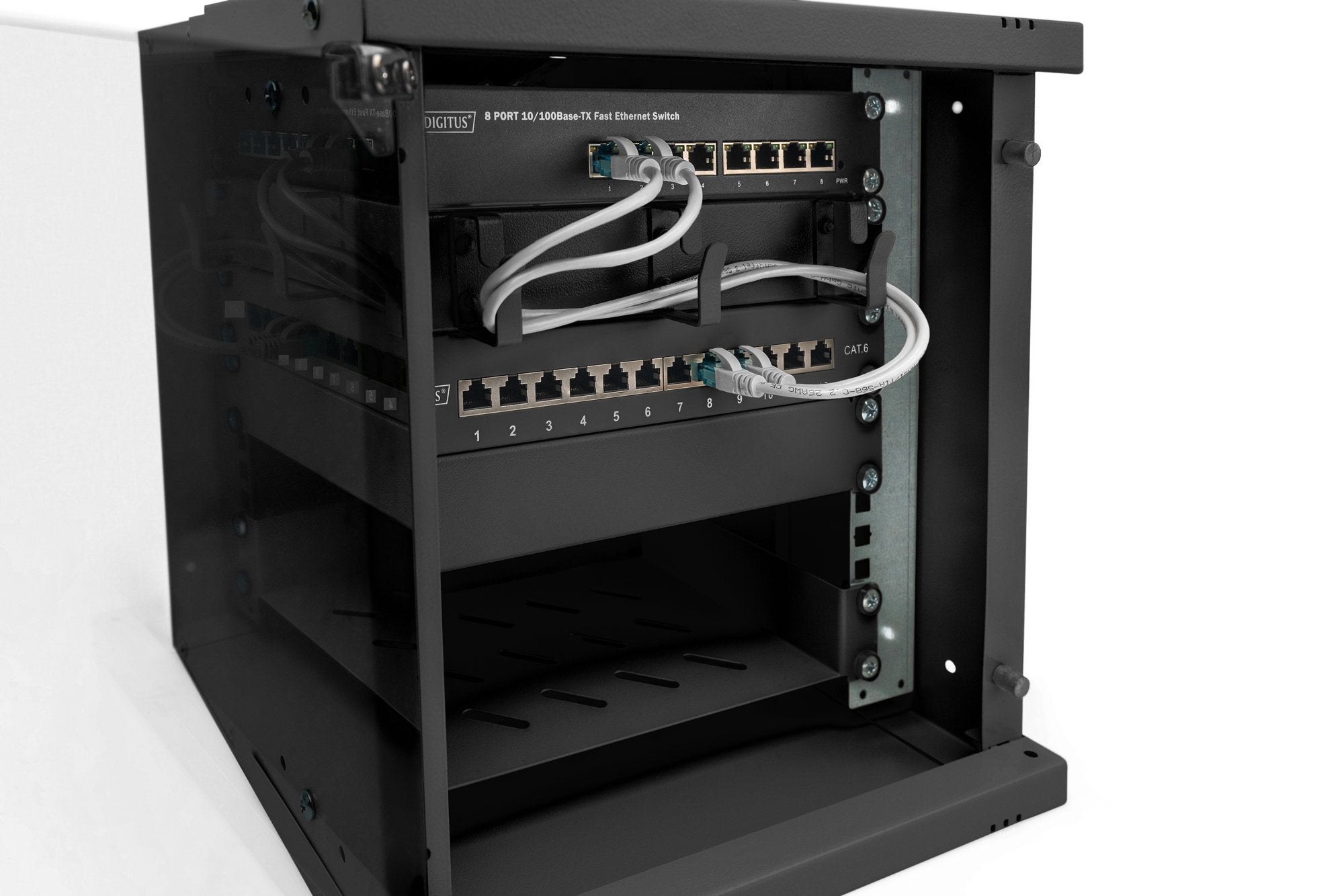 EAN 4016032493631 - Digitus DN-49101 armario rack 6U Bastidor de pared Negro imagen 4
