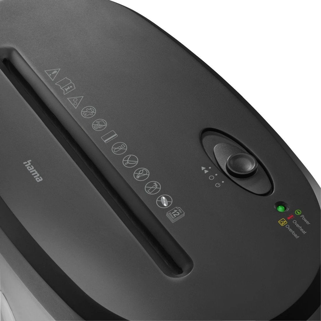 Hama Safe X120 Destructora De Papel Manual - 529w - 21l - Destruye Hasta 13 Hojas - Velocidad 2m/Min - Corte Cruzado