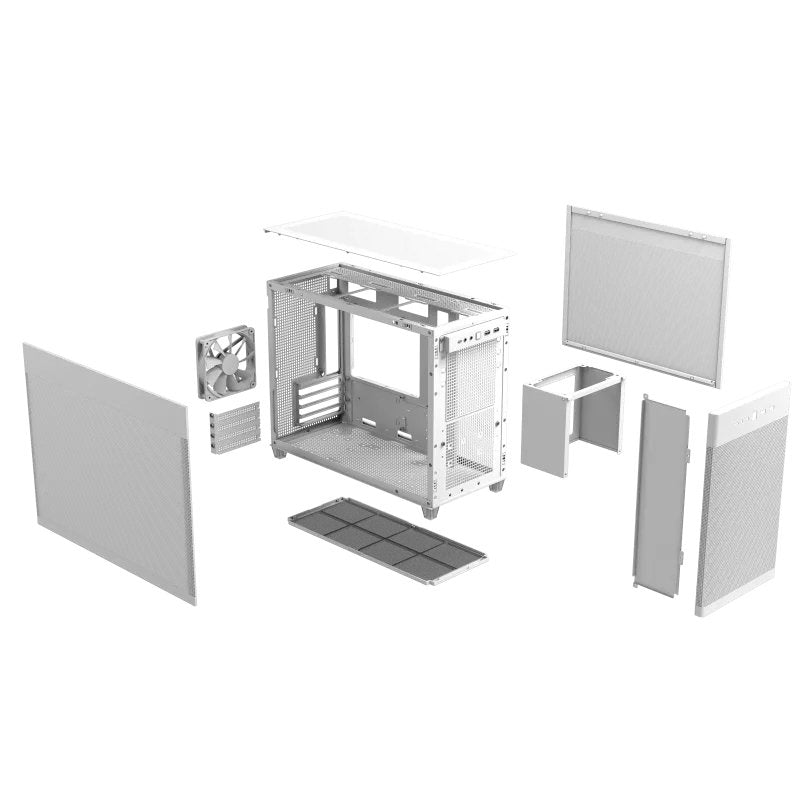 EAN 4711081771920 - ASUS PRIME AP201 CASE TG WHITE Mini Tower Blanco imagen 8