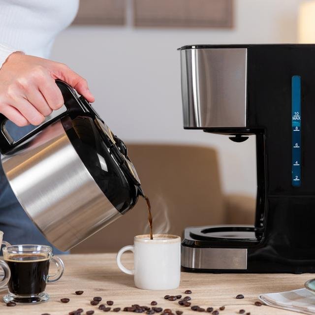 Cecotec Coffee 66 Drop & Térmico Time (Acero Inoxidable Negro, 950 Watt) 274