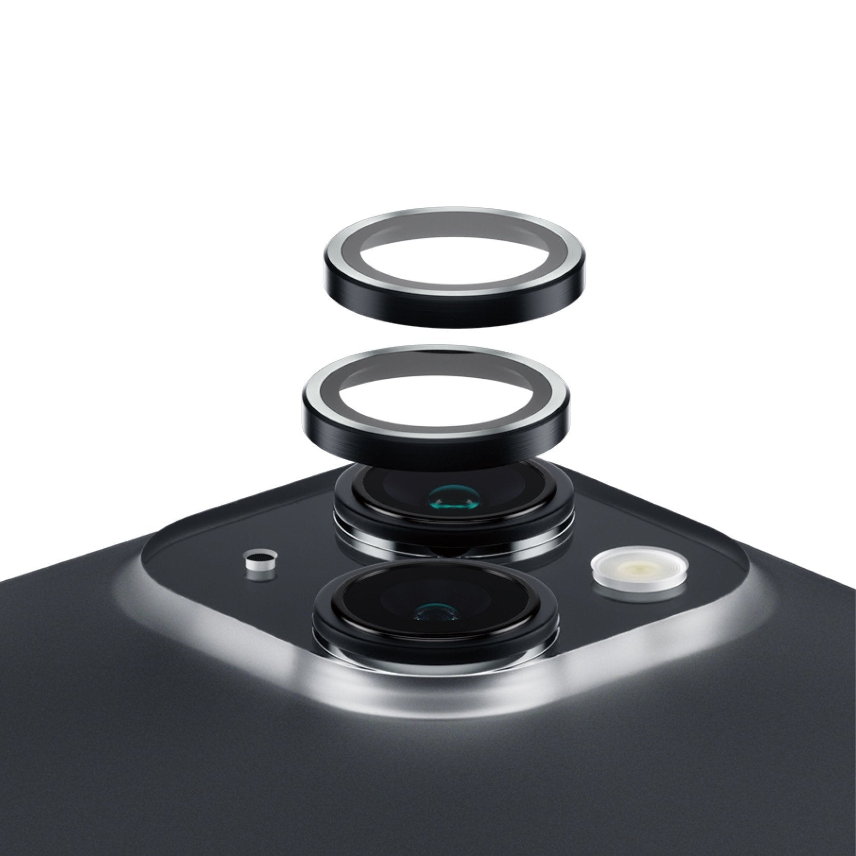 EAN 5711724011382 - PanzerGlass ® Hoops® Camera Lens Protector Black iPhone 15 | 15 Plus Protector de pantalla Apple 1 pieza( imagen 1
