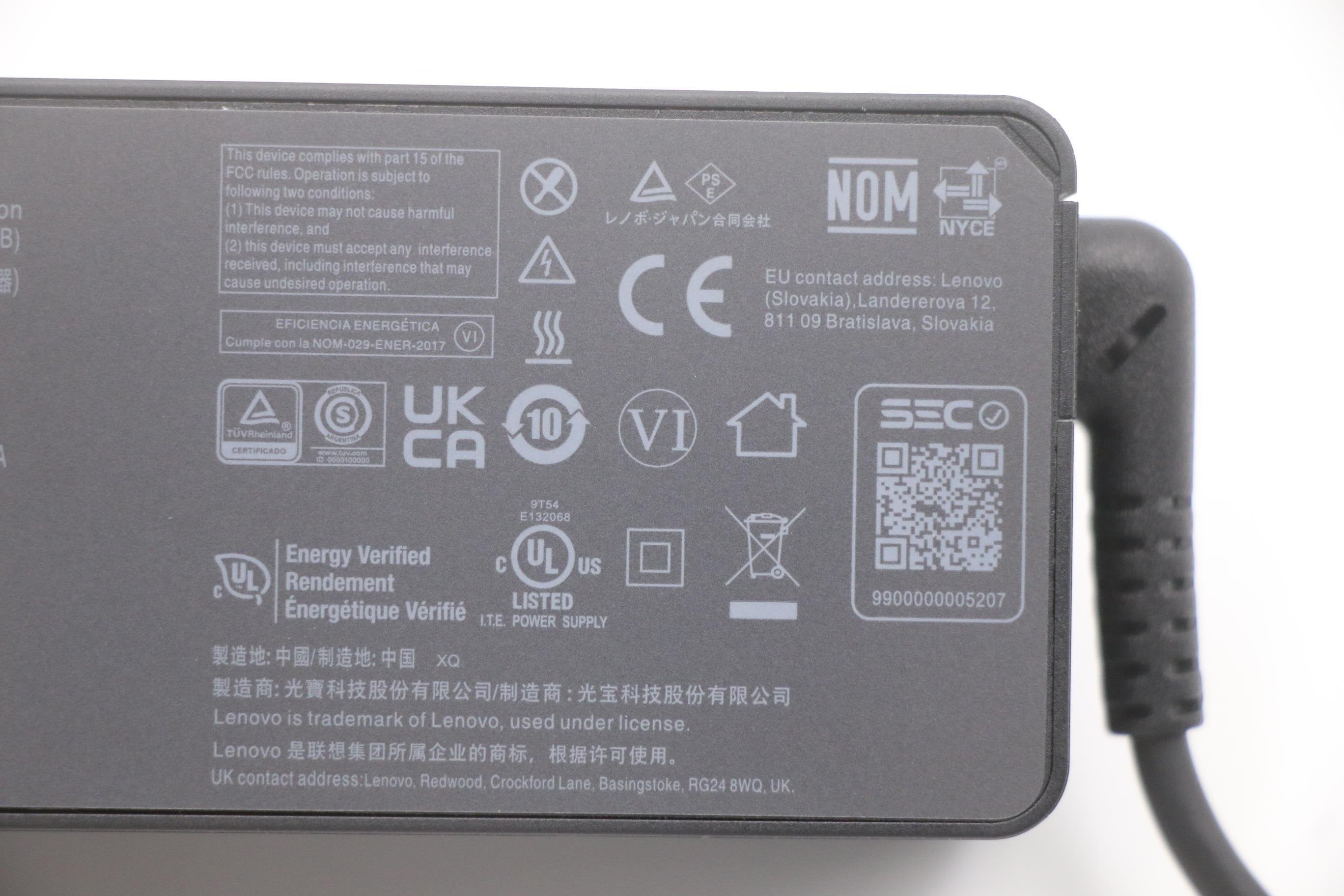 EAN 5704174656586 - Lenovo 5A10W86253 adaptador e inversor de corriente Interior 65 W Negro imagen 5