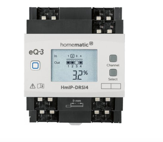 Homematic Ip Para Montaje En Carril Din - 4 Canales (Hmip-Drsi4) 154431a0