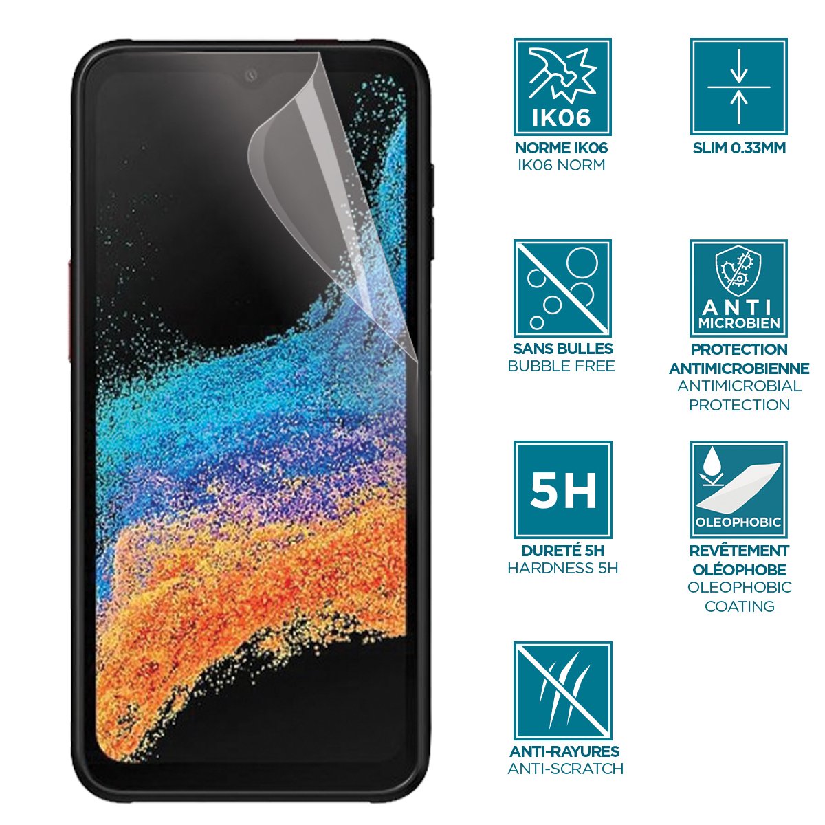 Mobilis 036271 Protector De Pantalla Para Galaxy Xcover 6 Pro