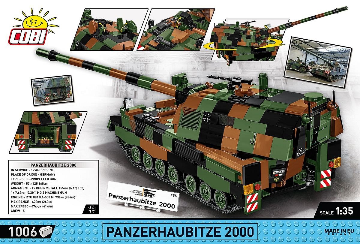 Klocki Panzerhaubitze 2000 1006 Klocków