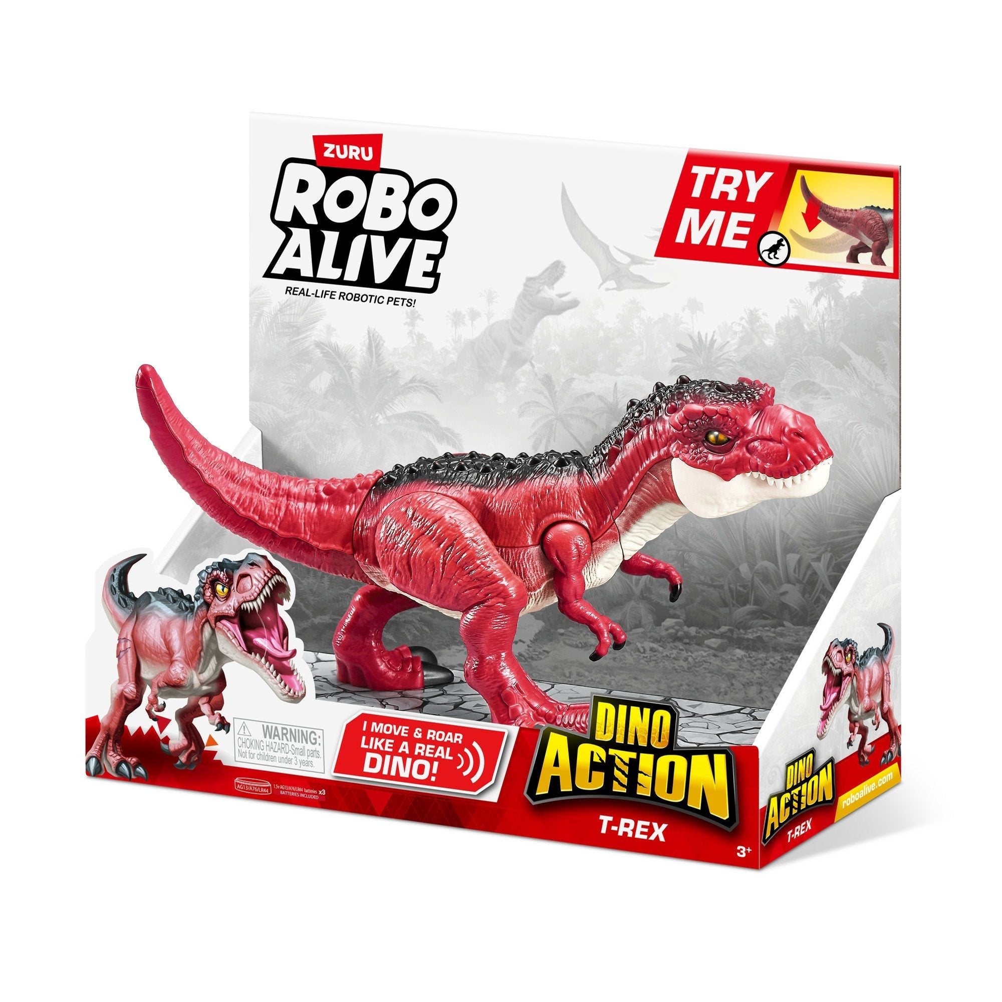 Figura Zuru Robo Alive Dino Acción T-Rex 7171