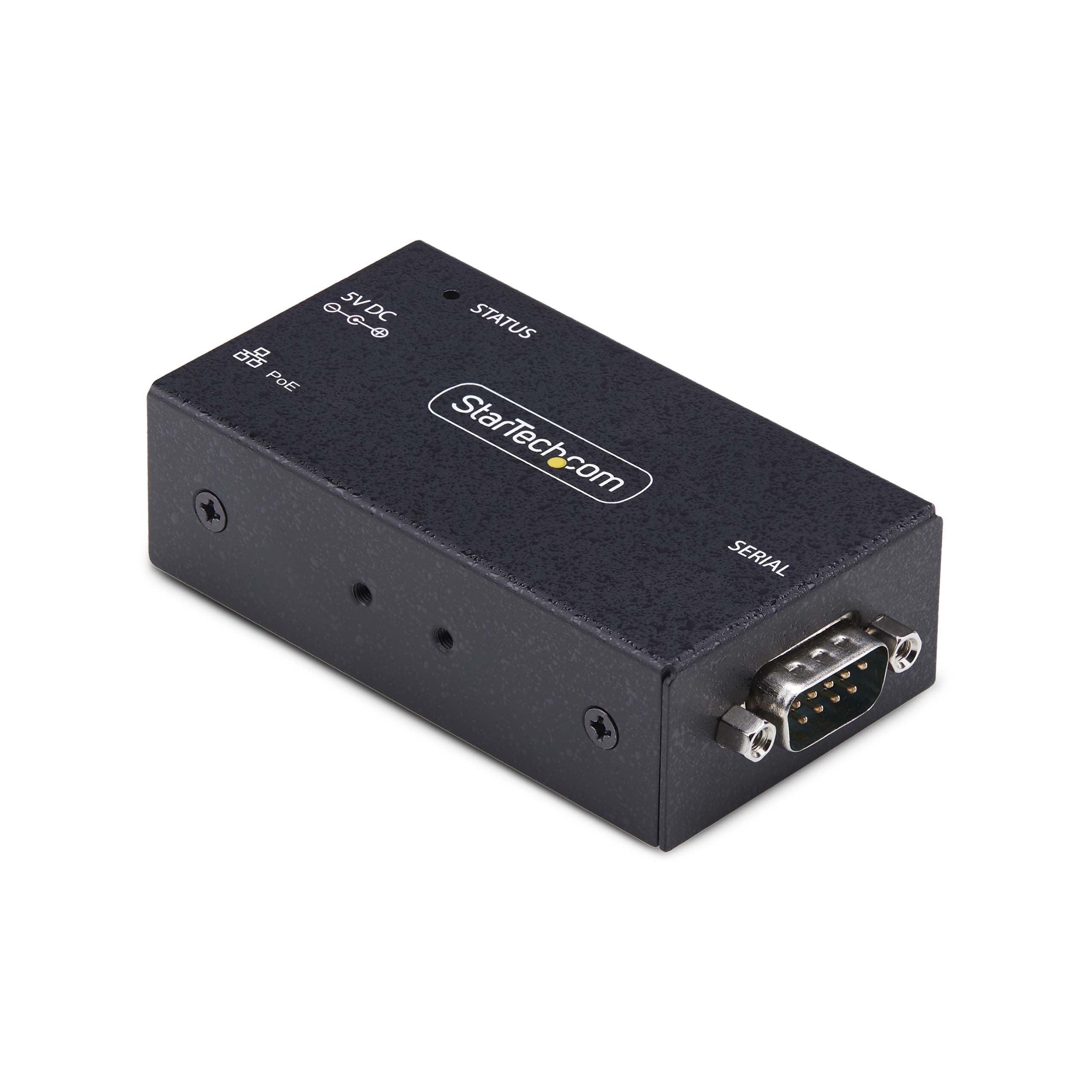EAN 0065030906005 - StarTech.com I13P-SERIAL-ETHERNET convertidor, repetidor y aislador en serie RS-232 RJ-45 Negro imagen 4