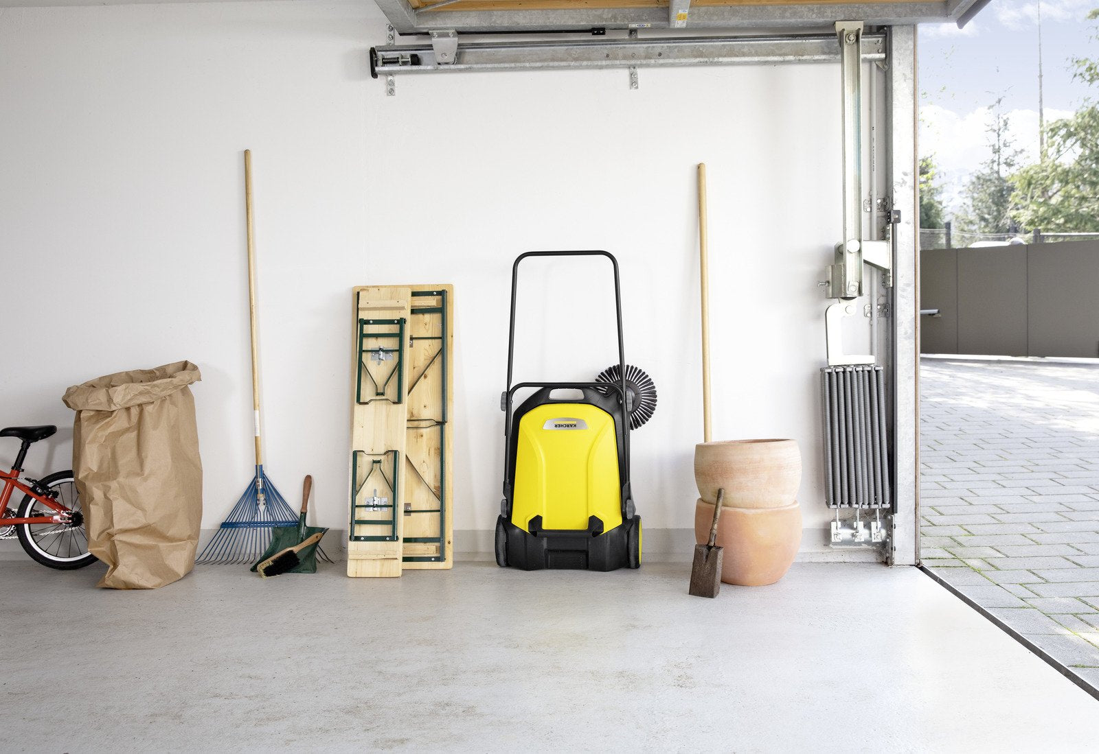 Barredora Kärcher S 4 Escoba Negro, Amarillo