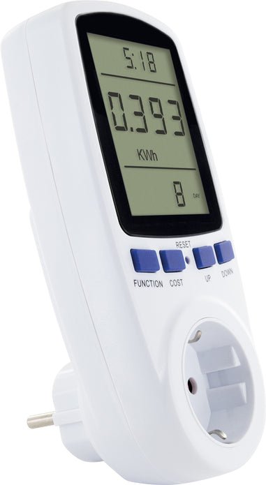 Schwaiger Soem0100 Medidor De Coste Energético Con Display, Blanco